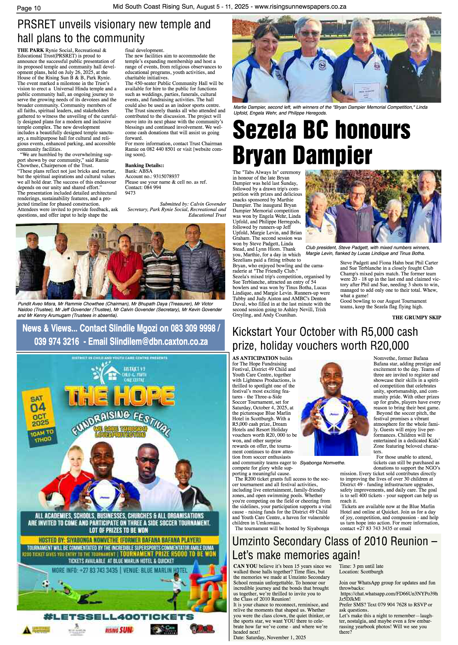Mid South Coast Rising Sun E-Paper, August 5, 2025 page 10