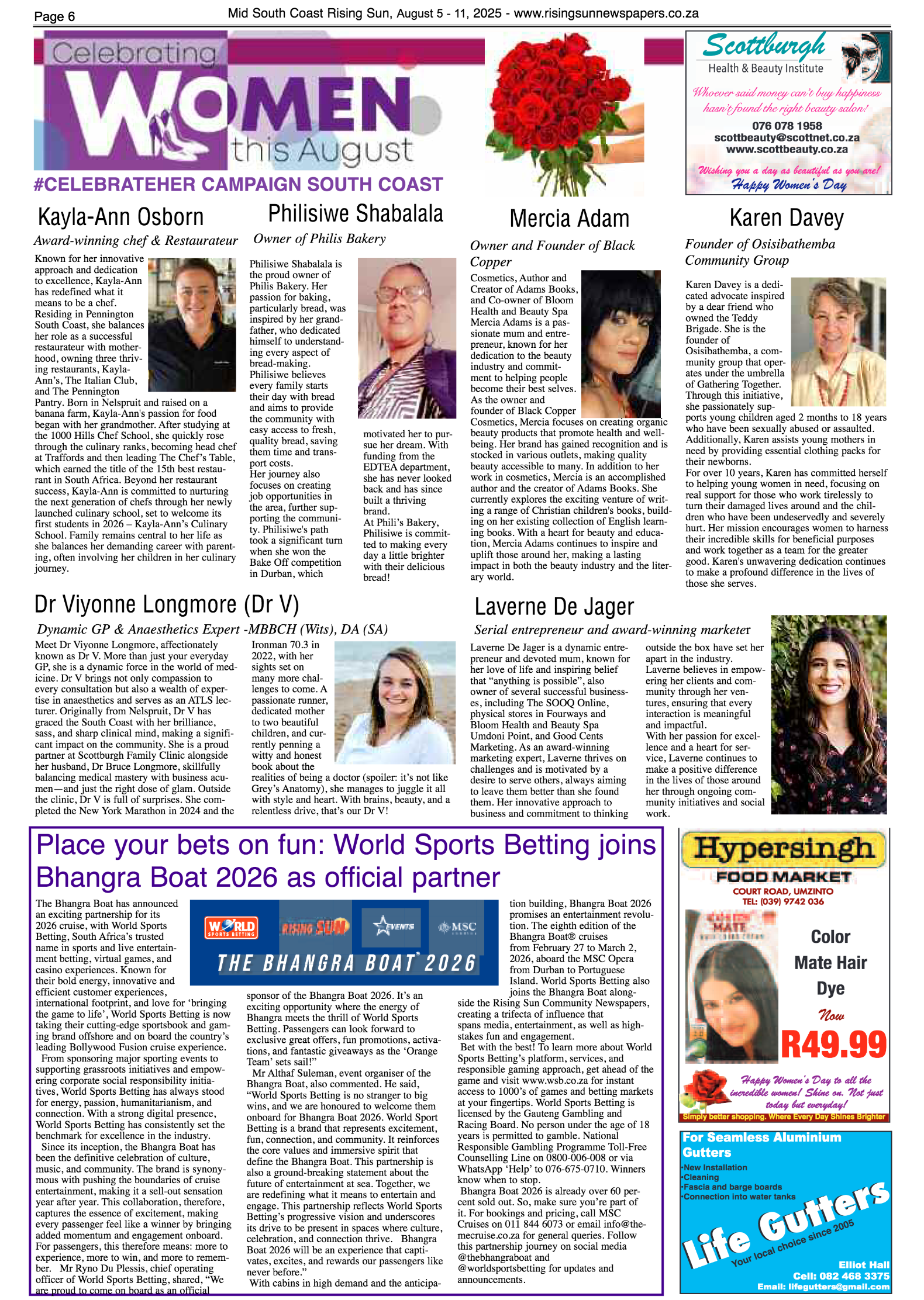 Mid South Coast Rising Sun E-Paper, August 5, 2025 page 6