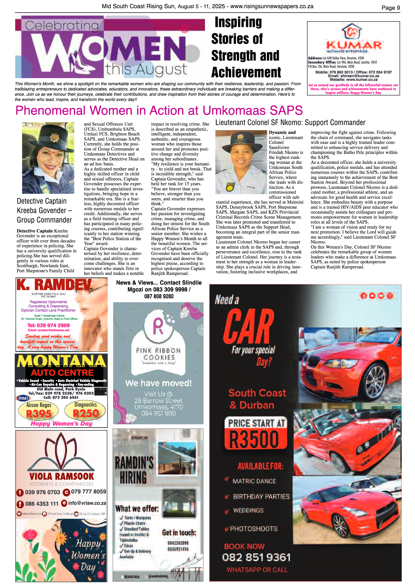 Mid South Coast Rising Sun E-Paper, August 5, 2025 page 9