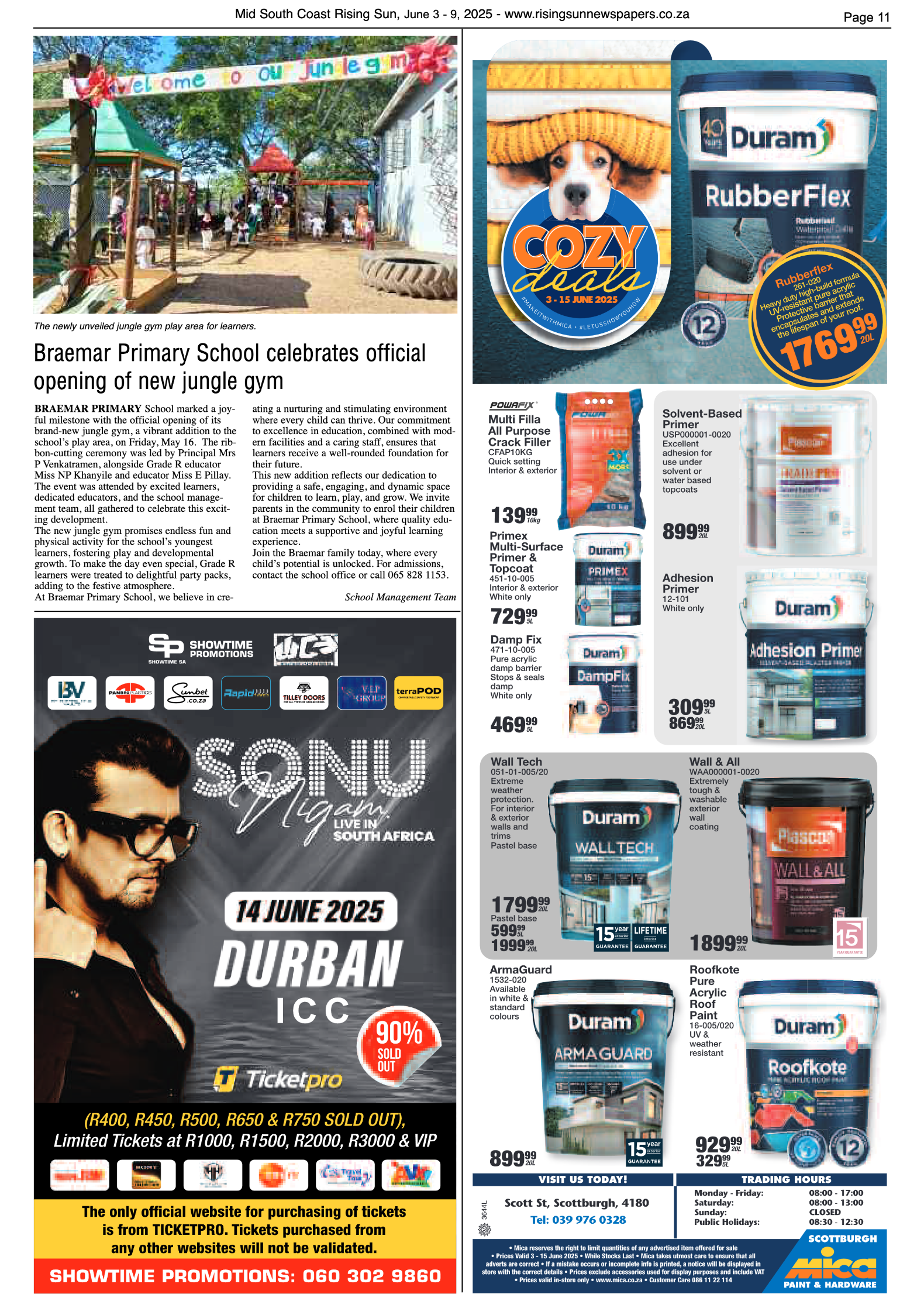 Mid South Coast Rising Sun E-Paper, June 3 page 11