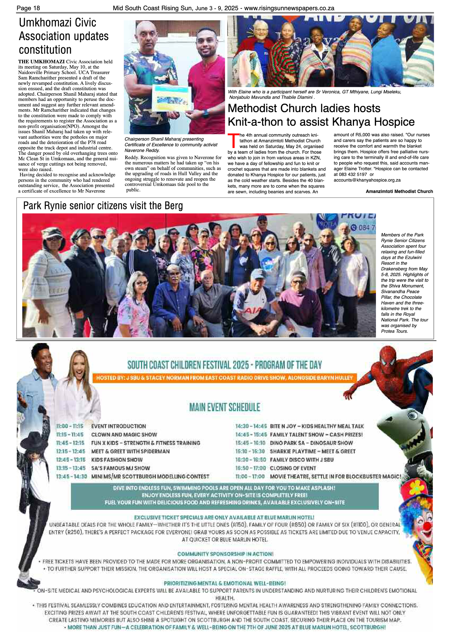 Mid South Coast Rising Sun E-Paper, June 3 page 18