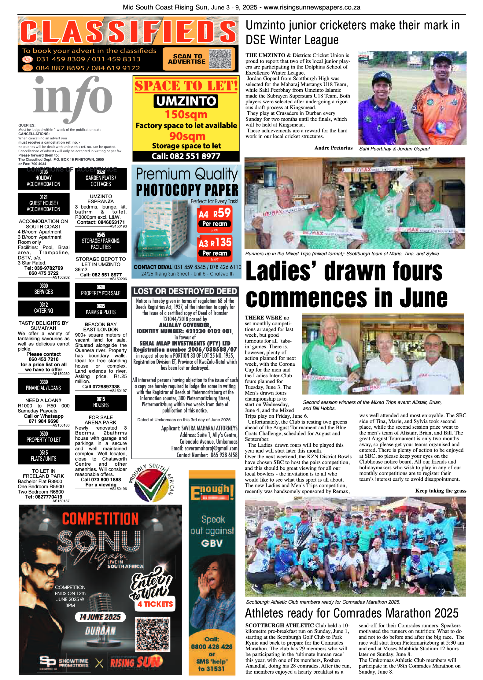 Mid South Coast Rising Sun E-Paper, June 3 page 19