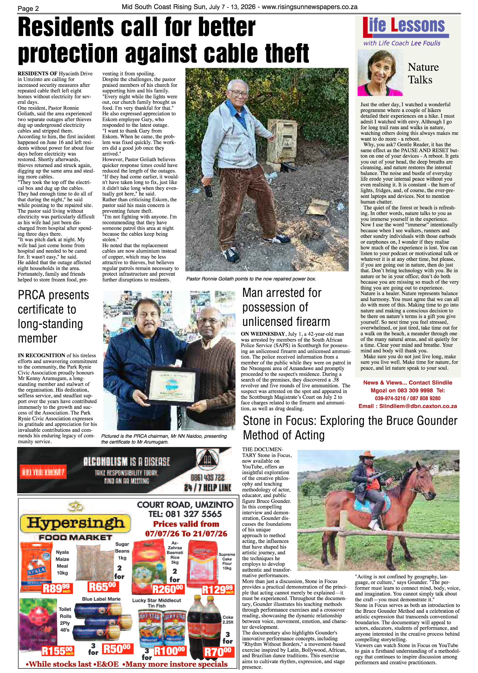 Mid South Coast Rising Sun E-Paper, July 7, 2026 | Rising Sun Newspapers