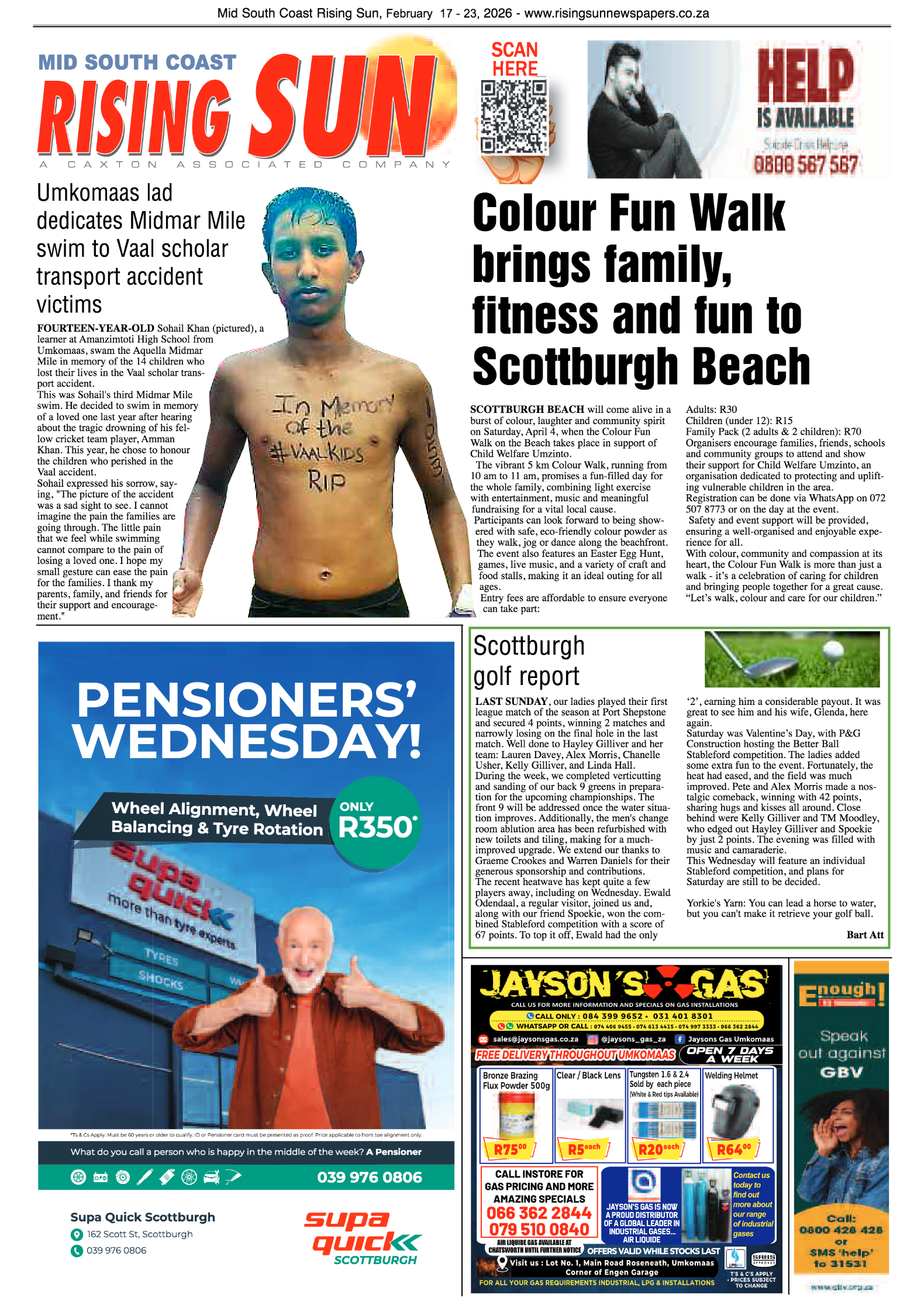 Mid South Coast Rising Sun E-Paper, February 17, 2026 page 12