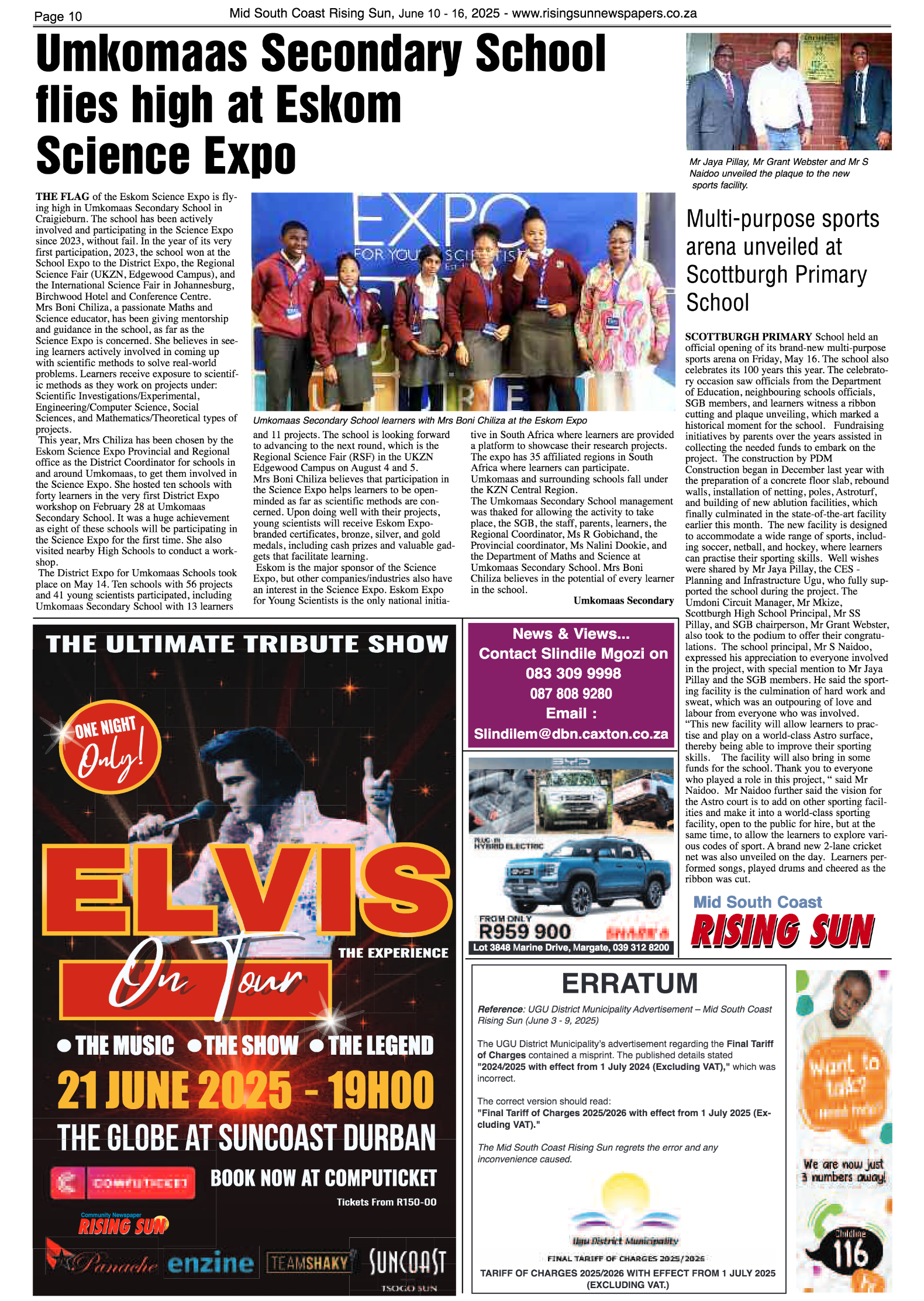 Mid South Coast Rising Sun E-Paper, June 10, 2025 page 10