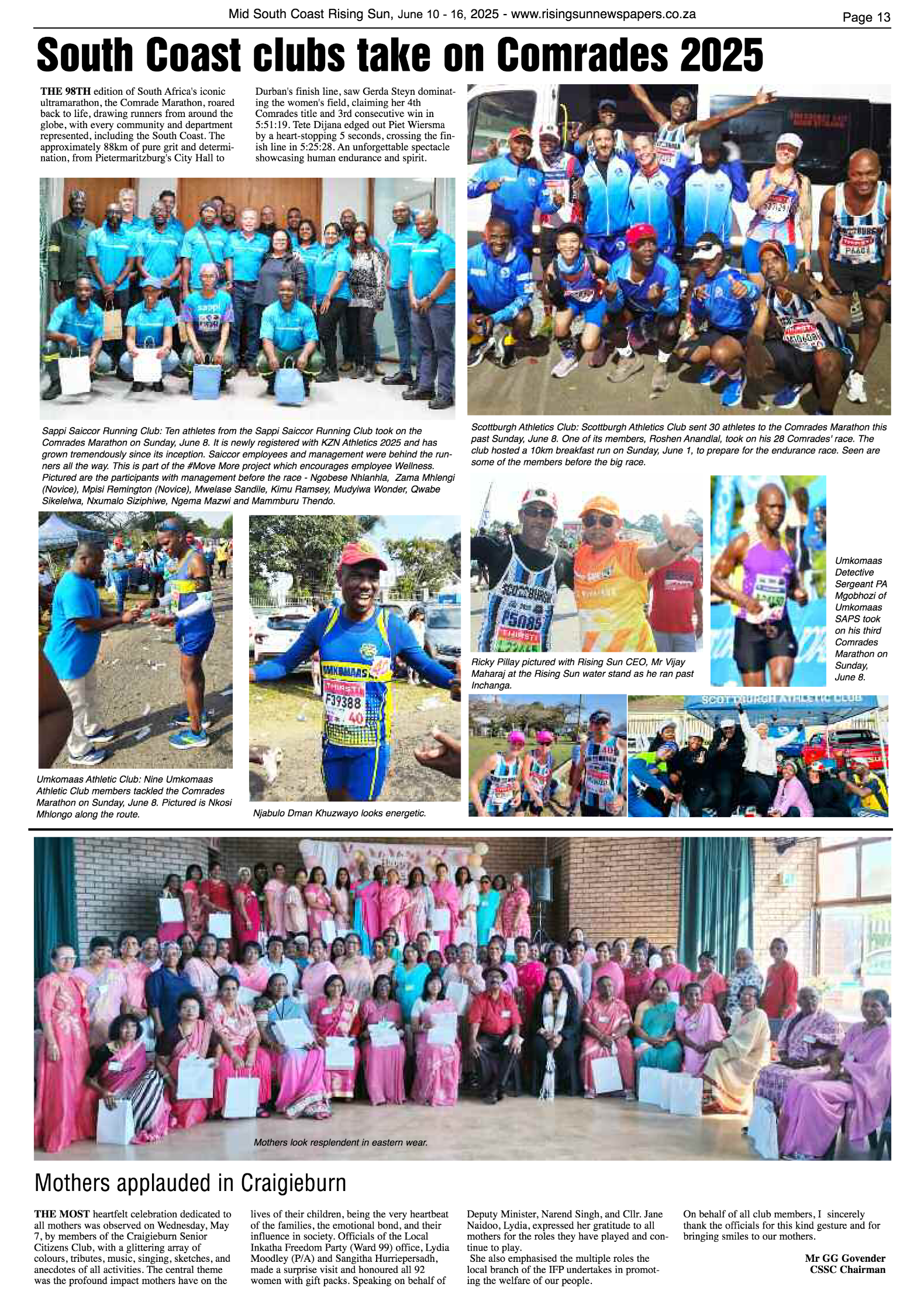 Mid South Coast Rising Sun E-Paper, June 10, 2025 page 13