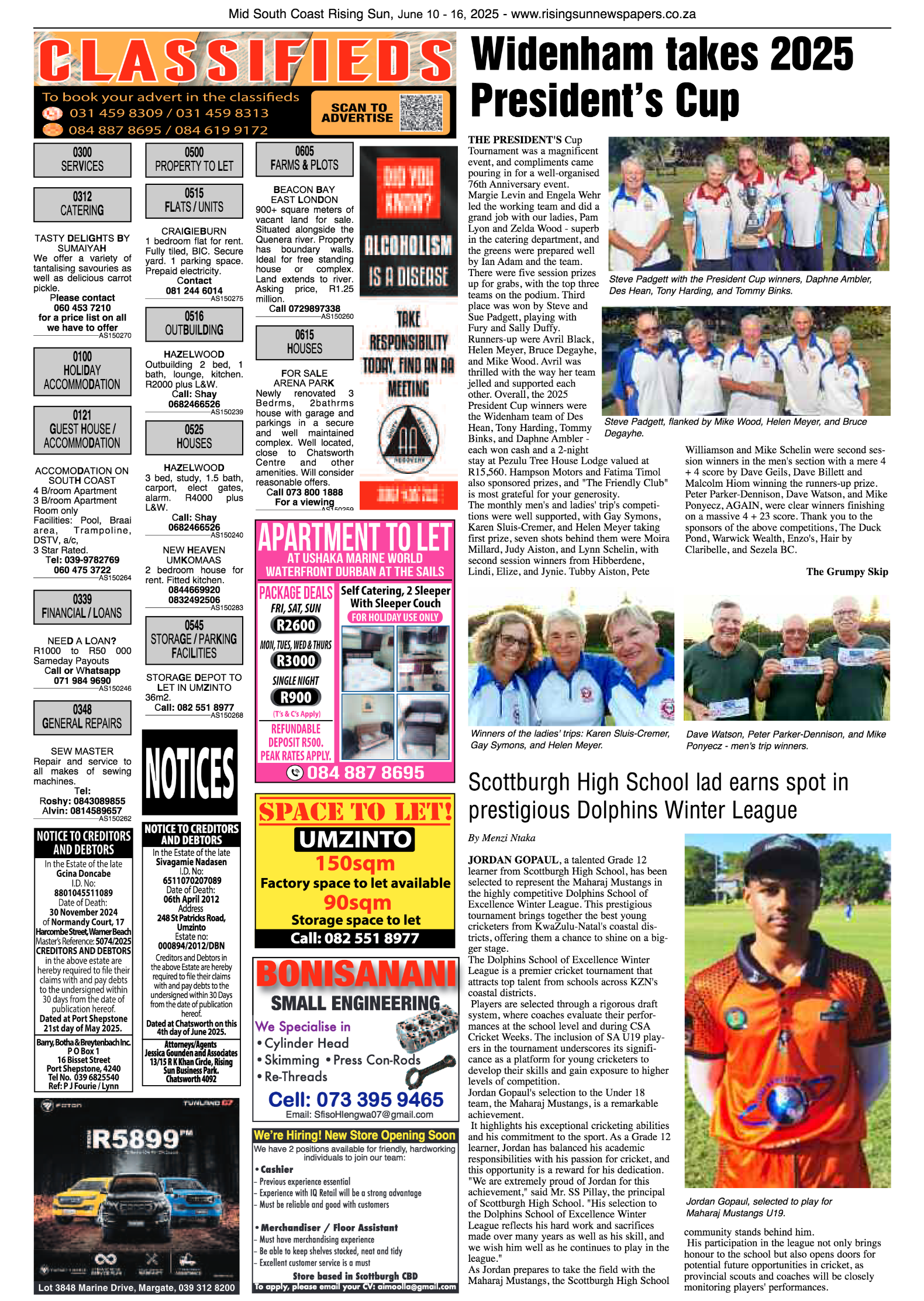 Mid South Coast Rising Sun E-Paper, June 10, 2025 page 15