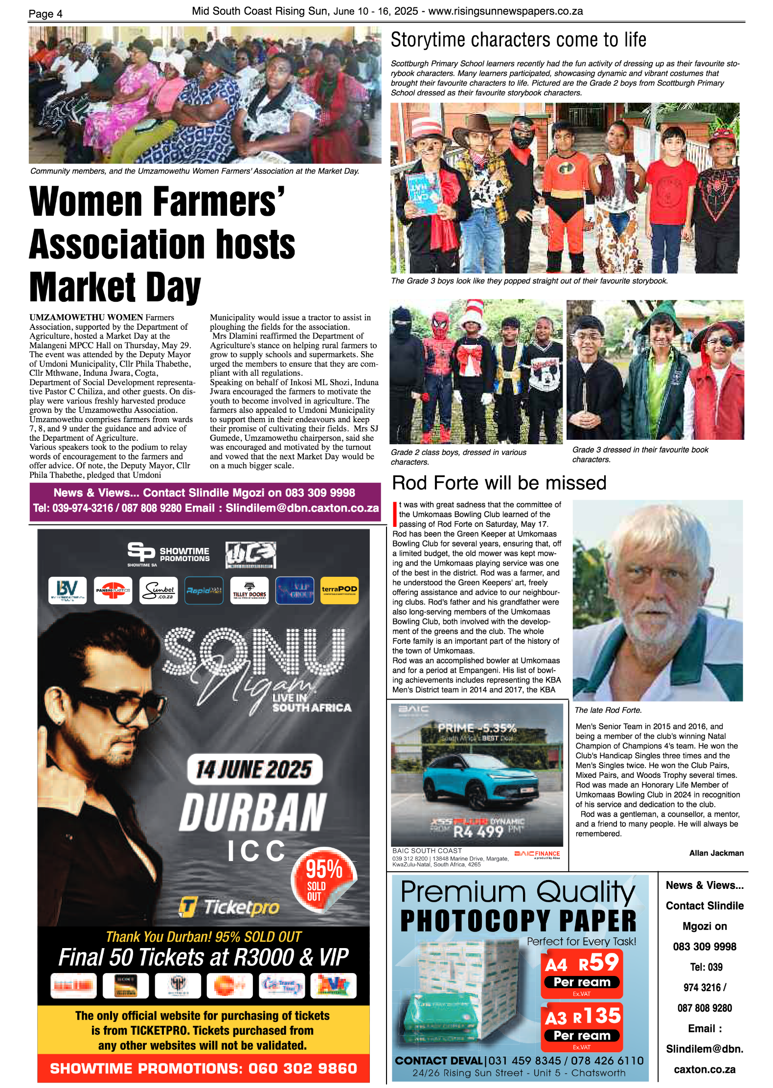 Mid South Coast Rising Sun E-Paper, June 10, 2025 page 4