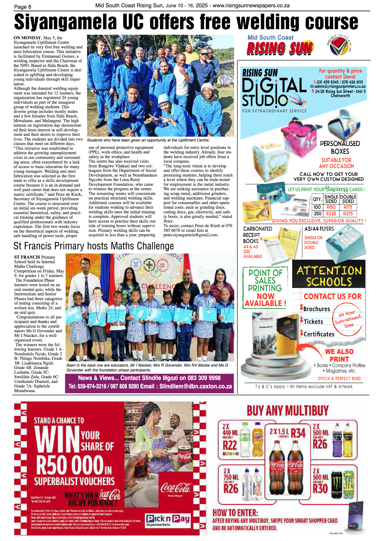 Mid South Coast Rising Sun E-Paper, June 10, 2025 page 8