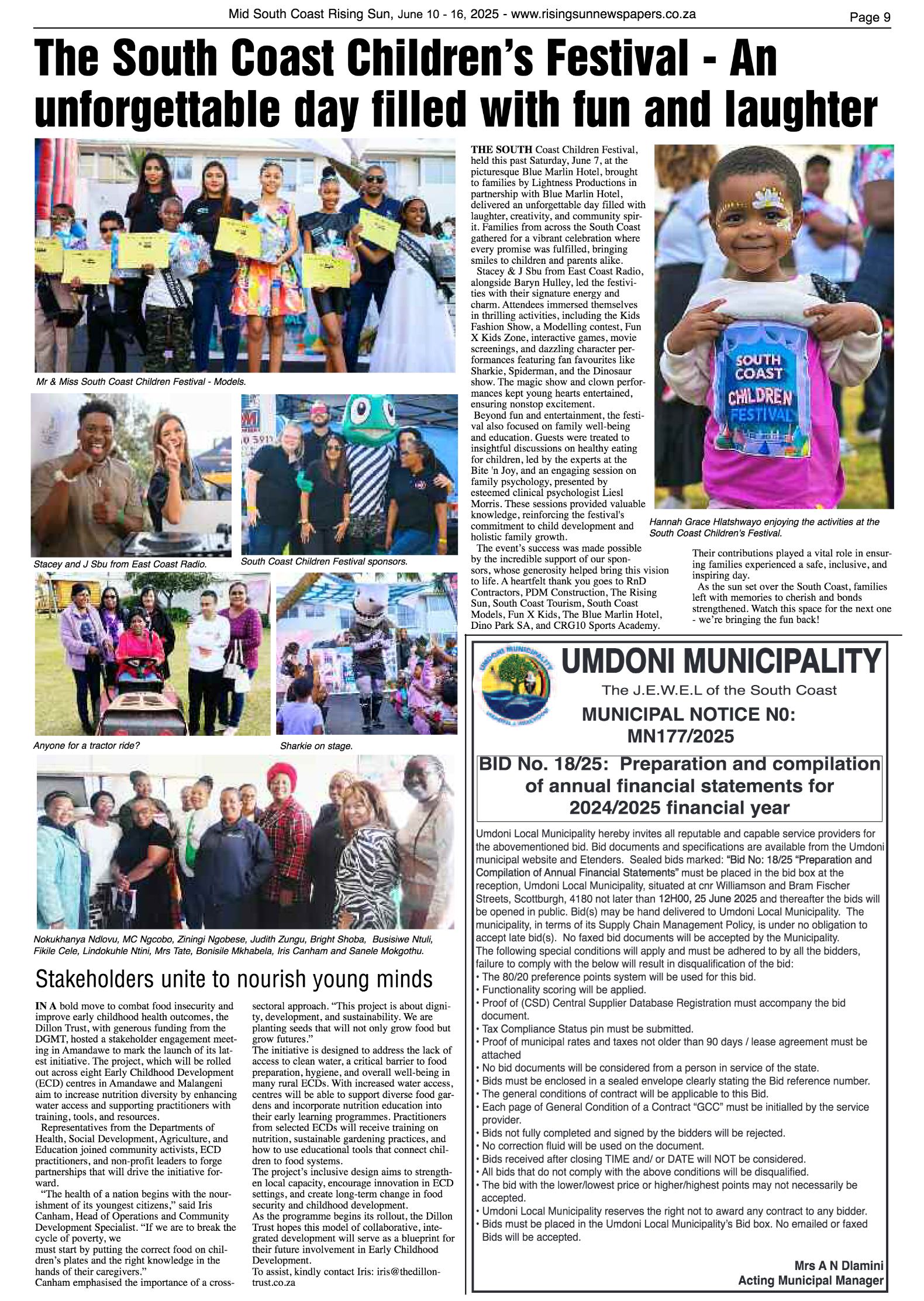 Mid South Coast Rising Sun E-Paper, June 10, 2025 page 9