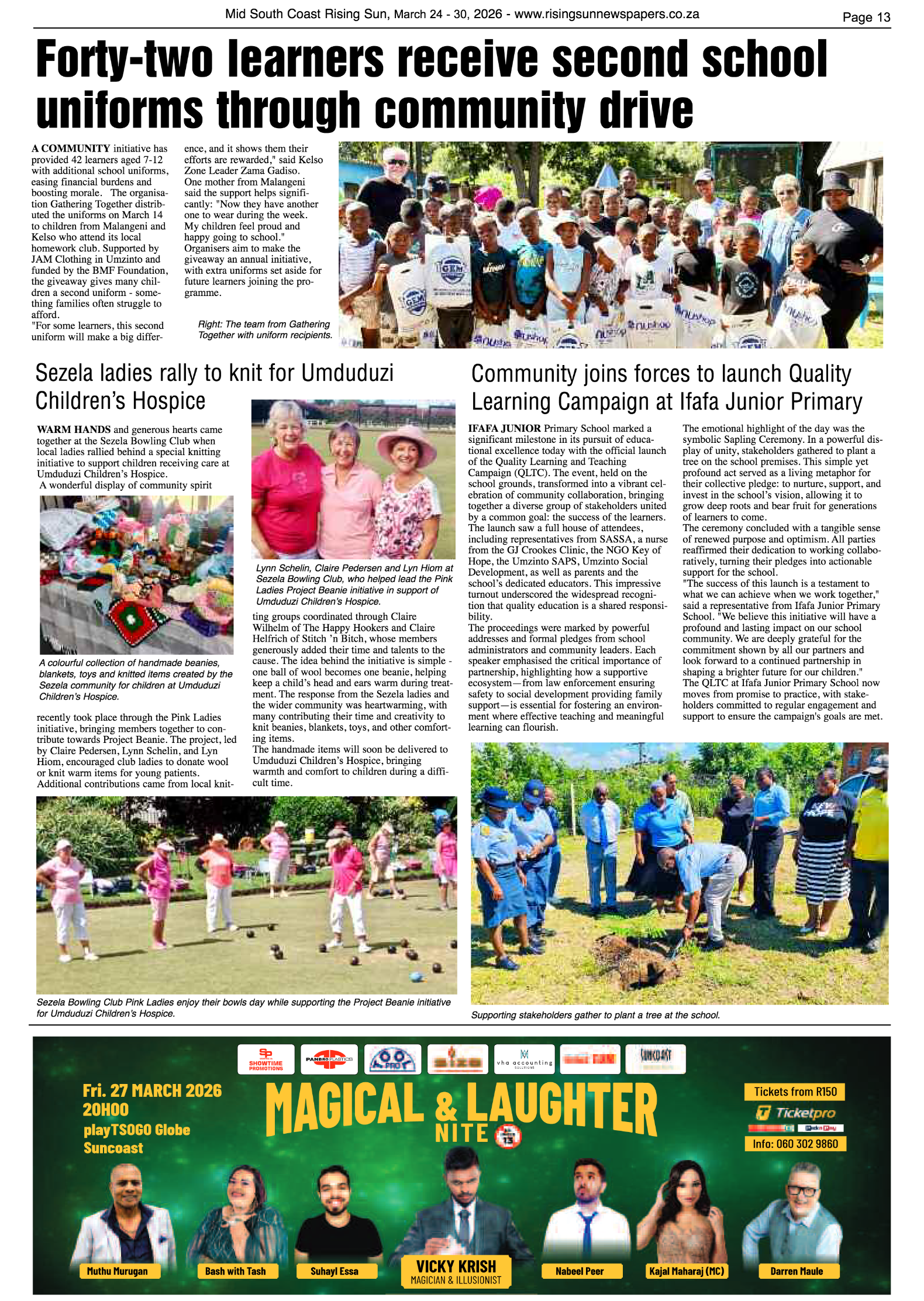 Mid South Coast Rising Sun E-Paper, March 24, 2026 page 13