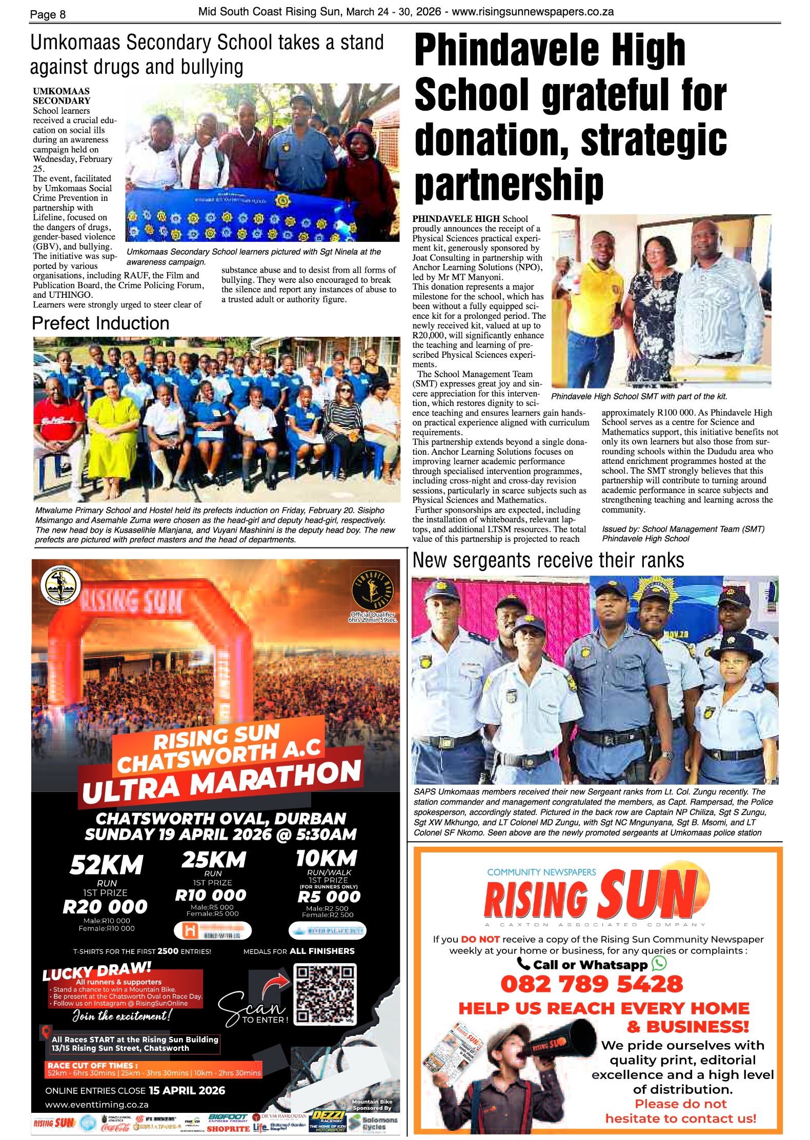 Mid South Coast Rising Sun E-Paper, March 24, 2026 page 8
