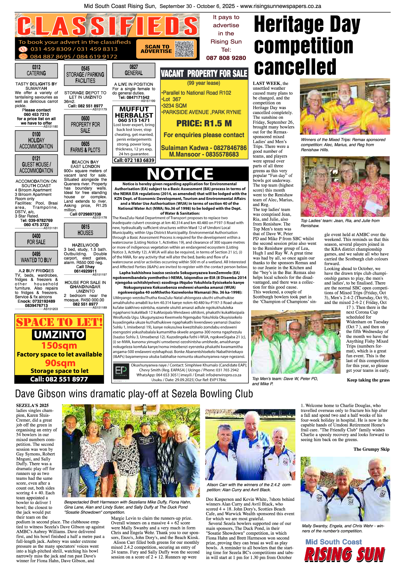Mid South Coast Rising Sun E-Paper, September 30, 2025 page 11