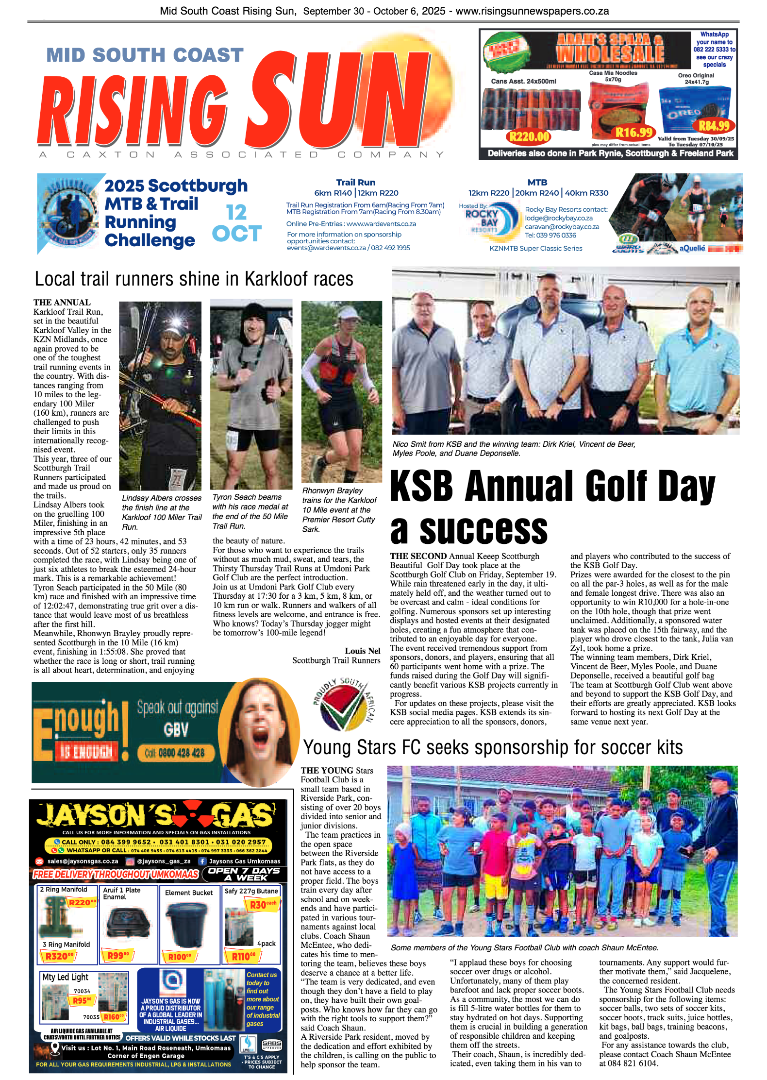 Mid South Coast Rising Sun E-Paper, September 30, 2025 page 12