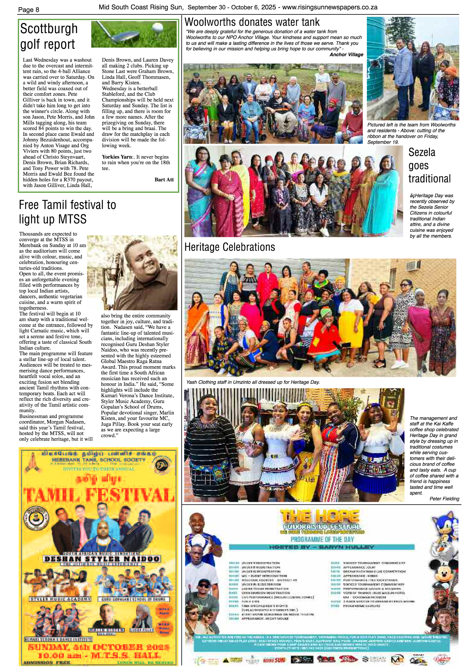 Mid South Coast Rising Sun E-Paper, September 30, 2025 page 8