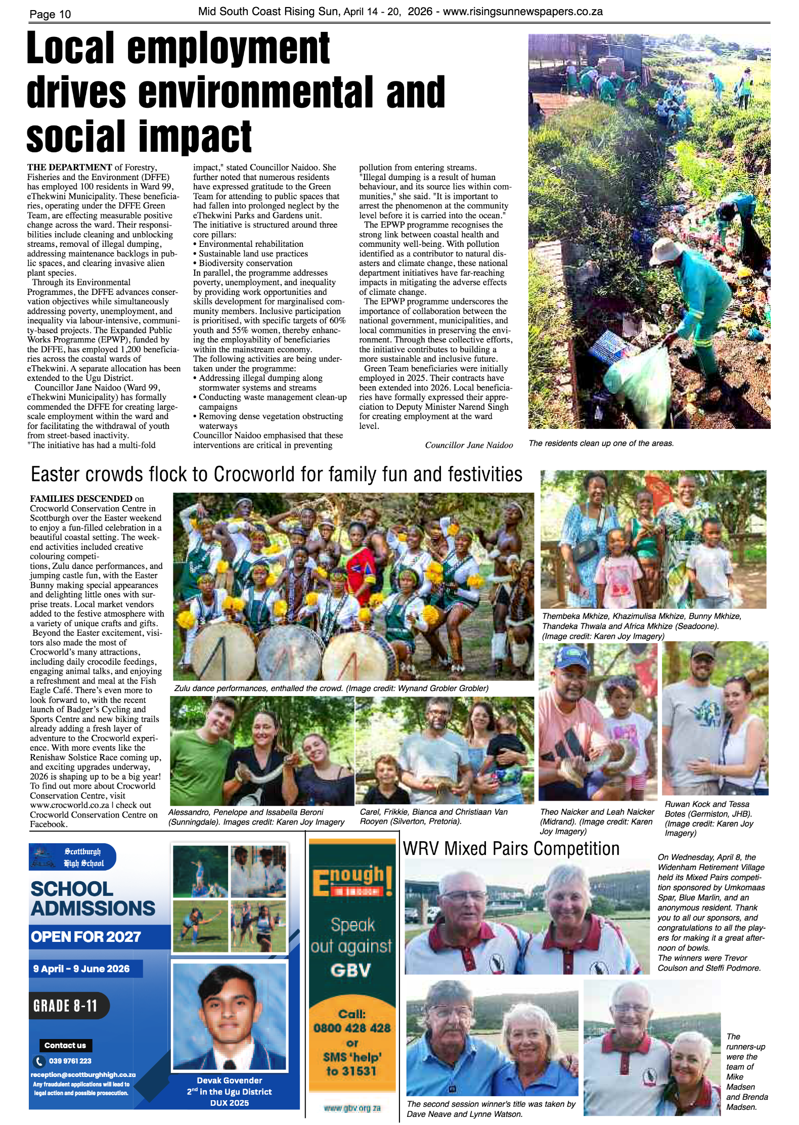 Mid South Coast Rising Sun E-Paper, April 14, 2026 page 10