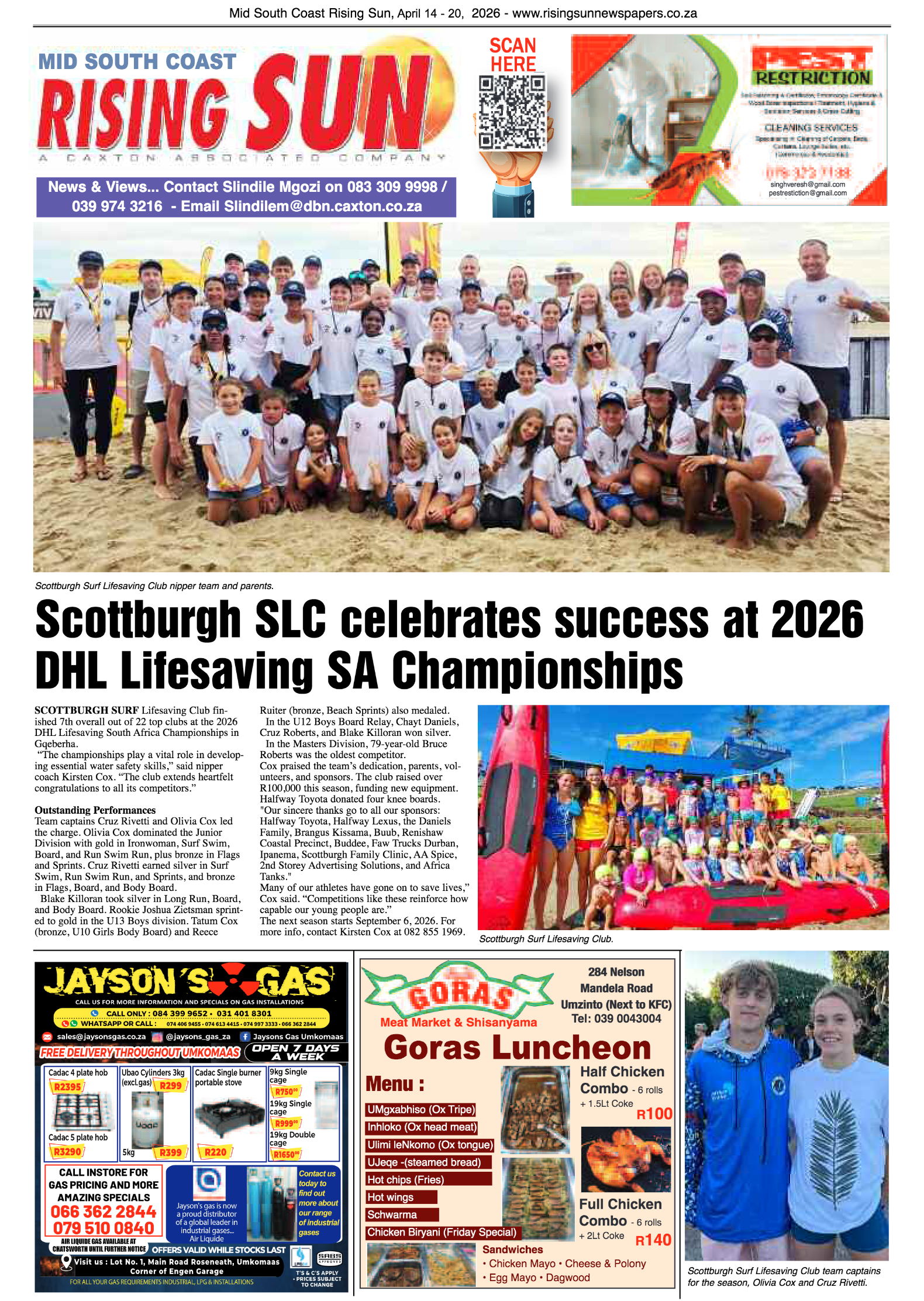 Mid South Coast Rising Sun E-Paper, April 14, 2026 page 12