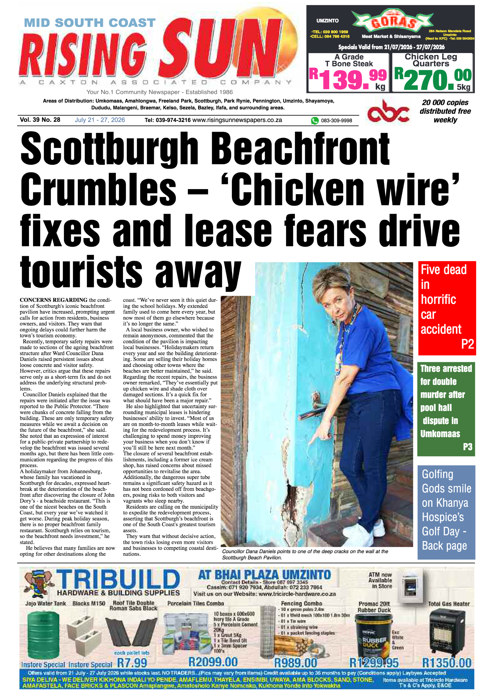 Mid South Coast Rising Sun E-Paper, July 21, 2026 page 1