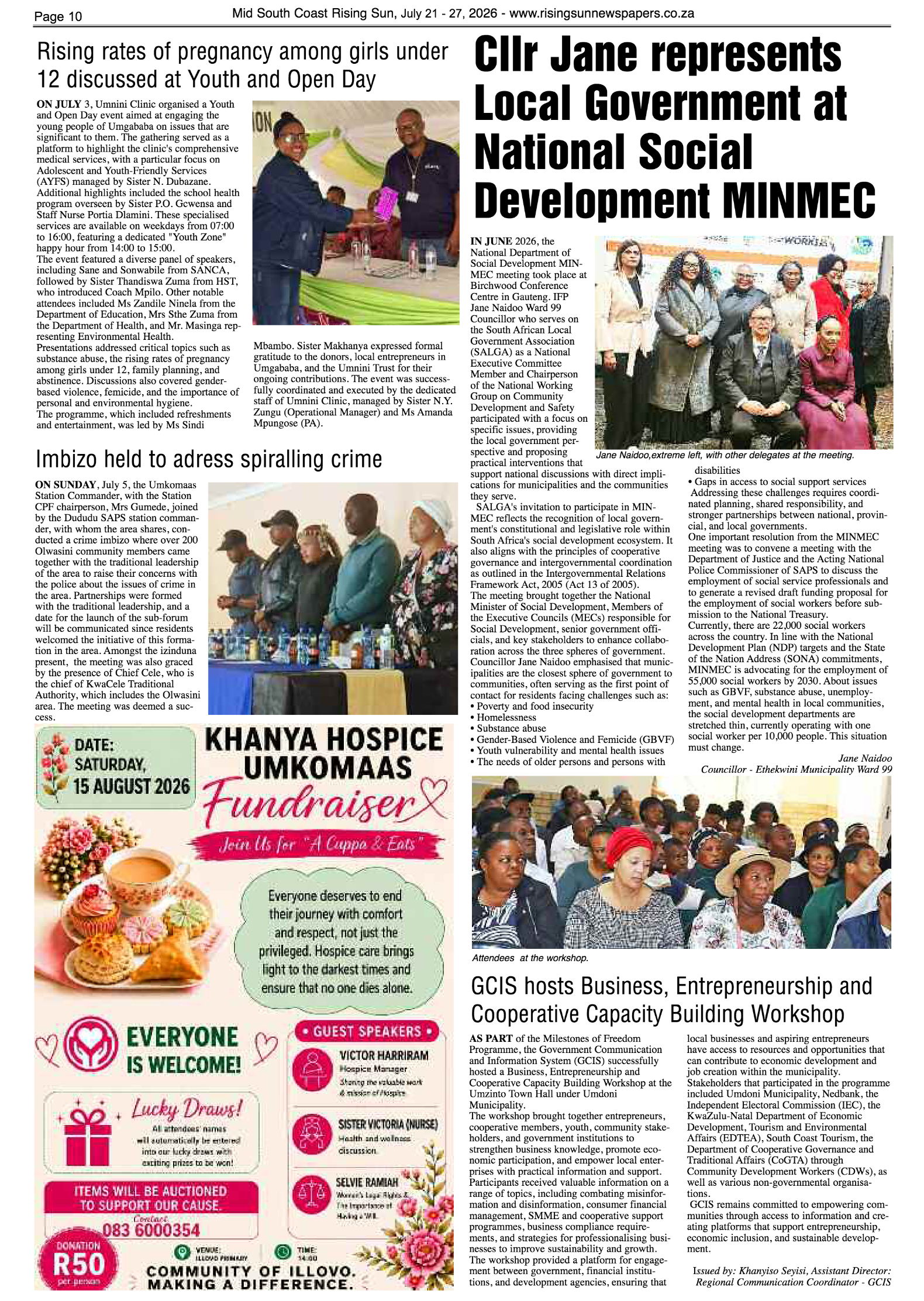 Mid South Coast Rising Sun E-Paper, July 21, 2026 page 10