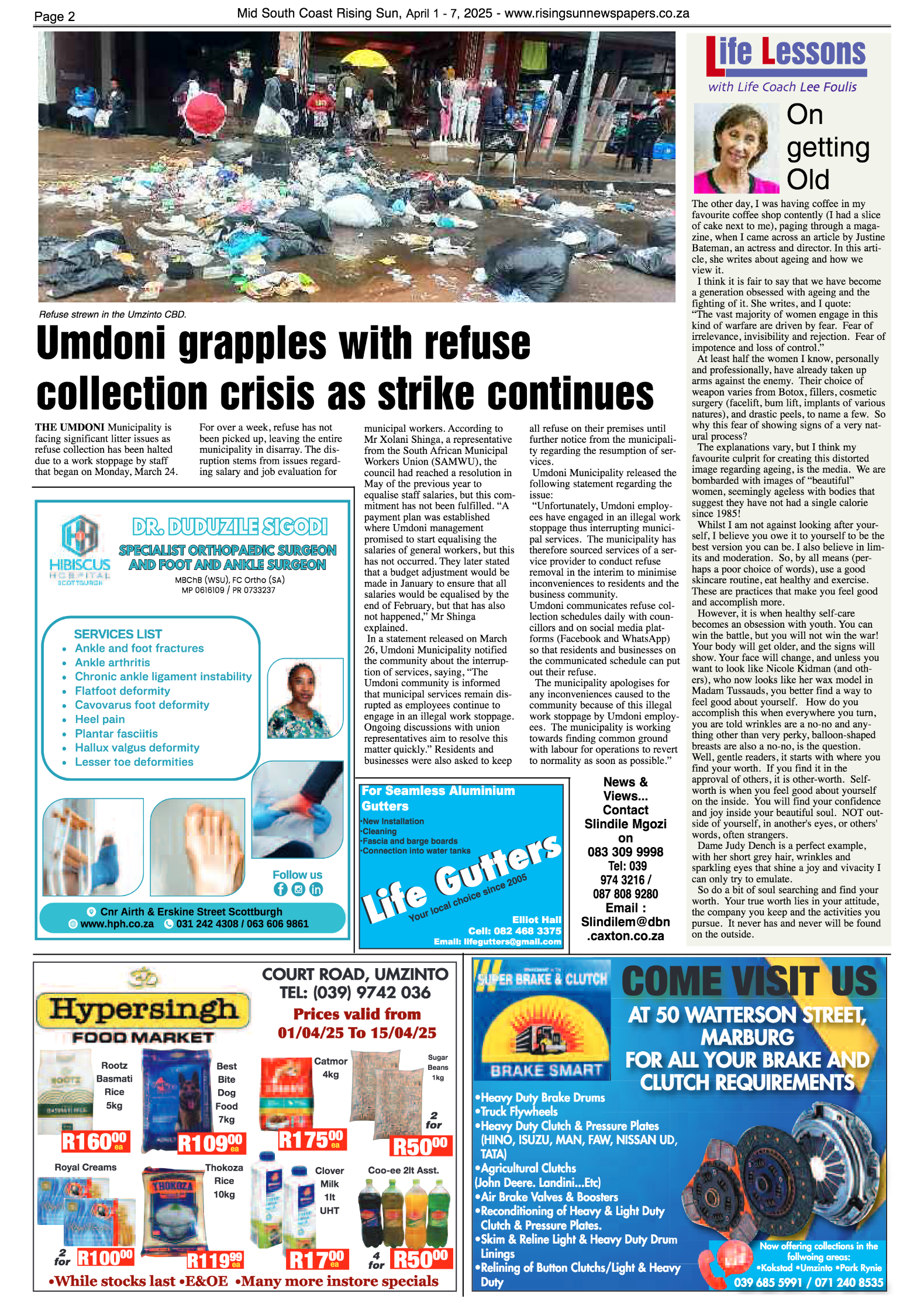 Mid South Coast Rising Sun E-Paper, April 1, 2025 page 2