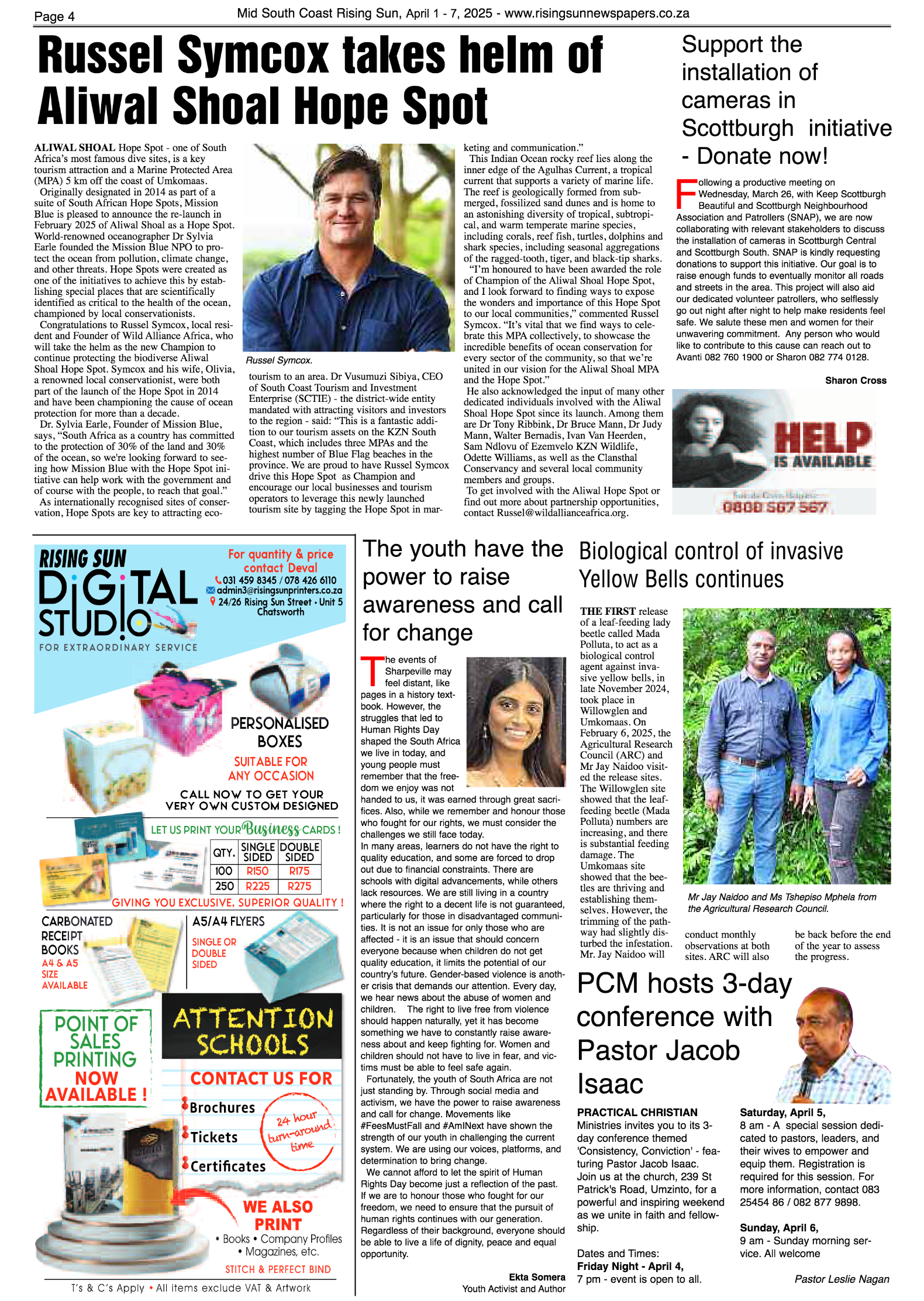 Mid South Coast Rising Sun E-Paper, April 1, 2025 page 4