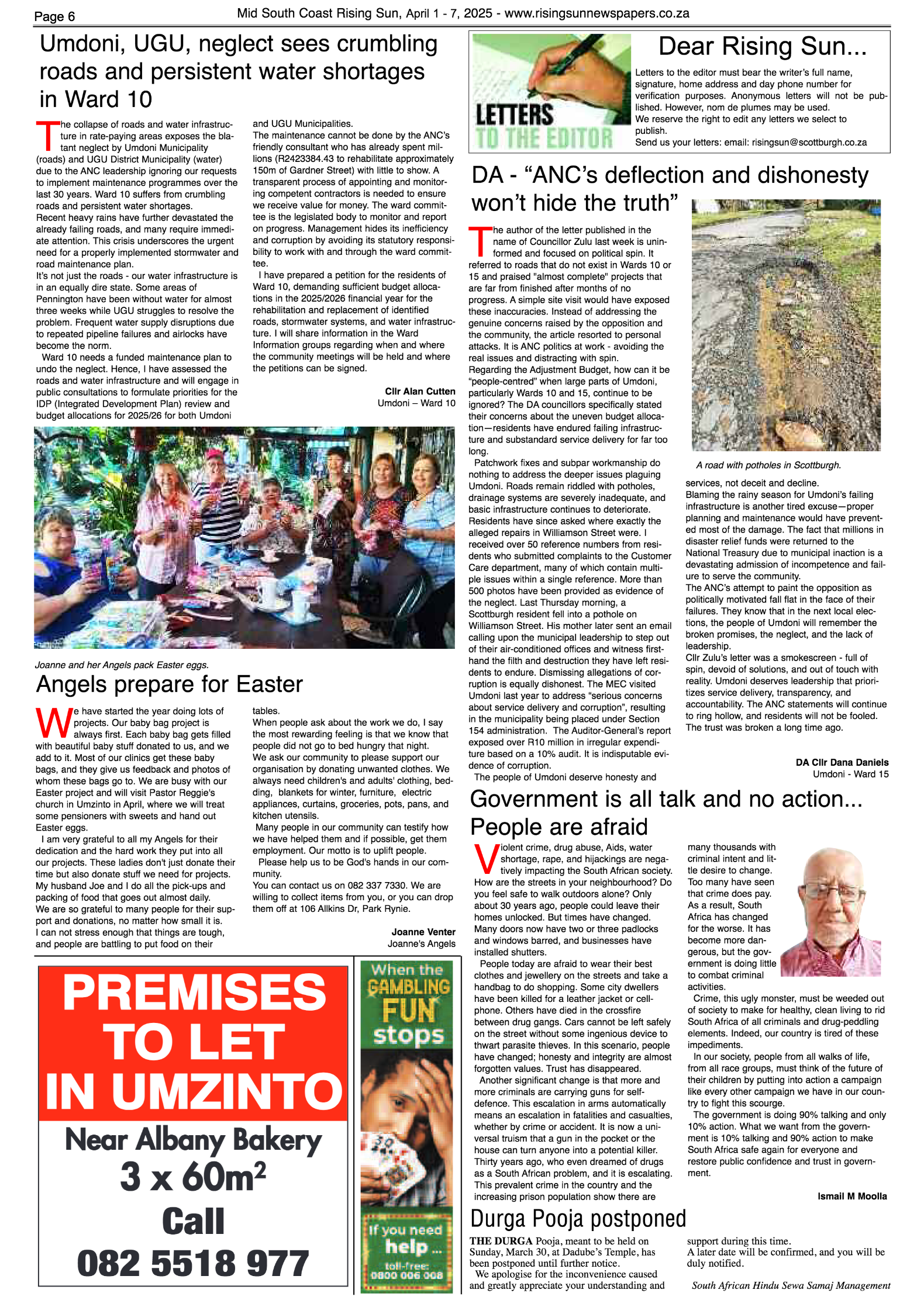 Mid South Coast Rising Sun E-Paper, April 1, 2025 page 6