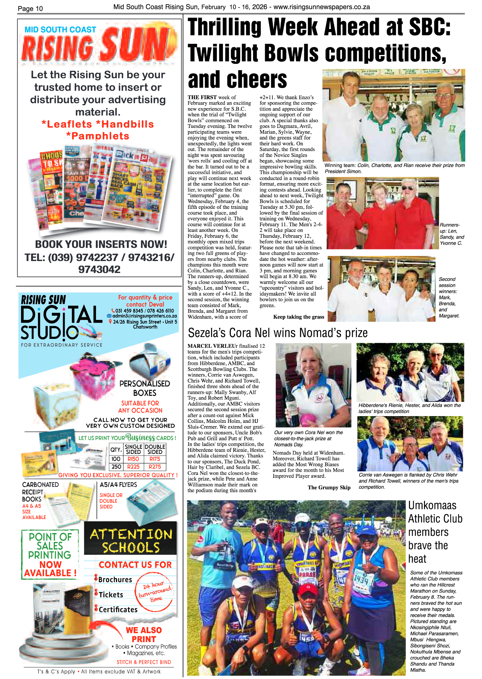 Mid South Coast Rising Sun E-Paper, February 10, 2026 page 10