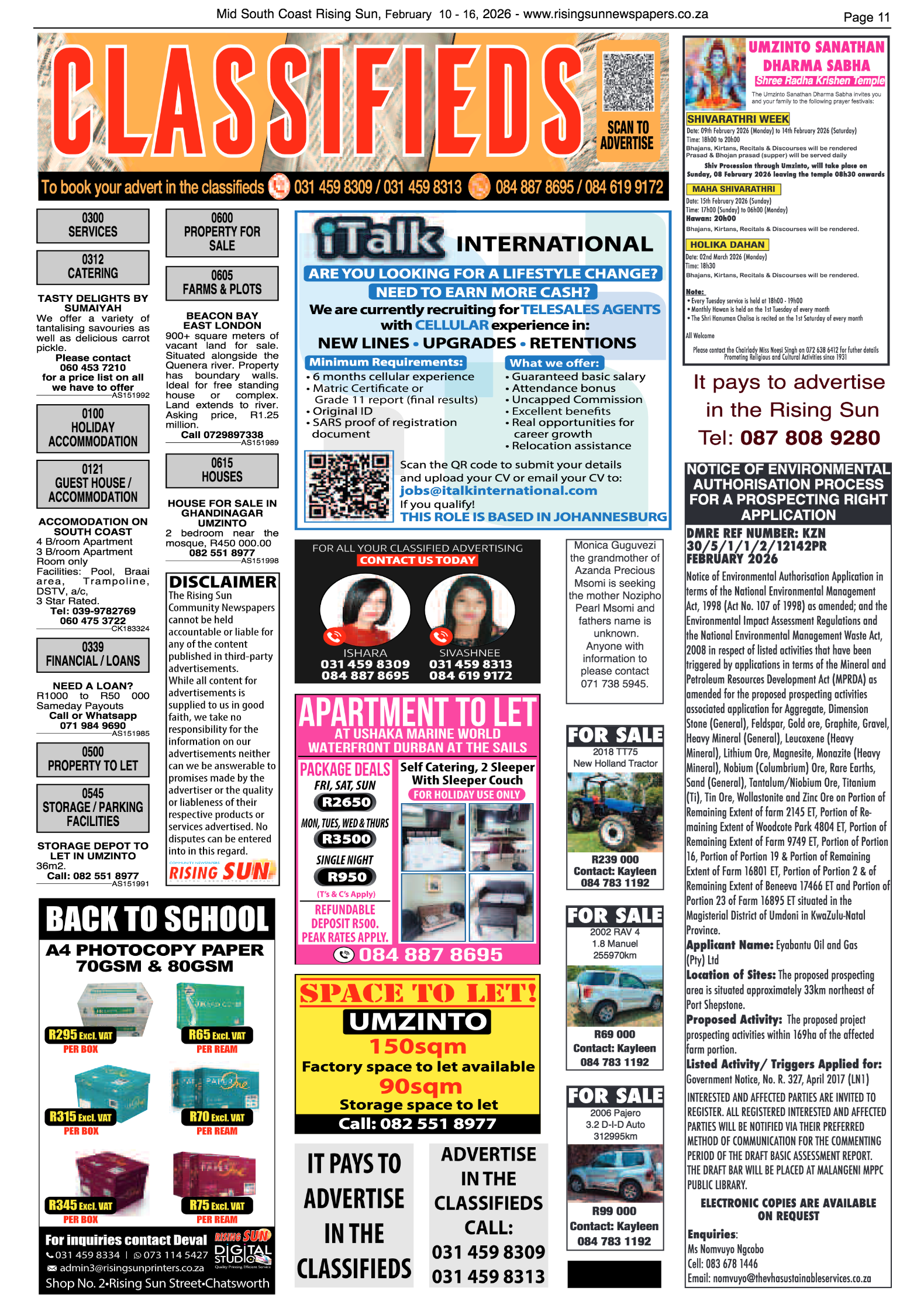 Mid South Coast Rising Sun E-Paper, February 10, 2026 page 11