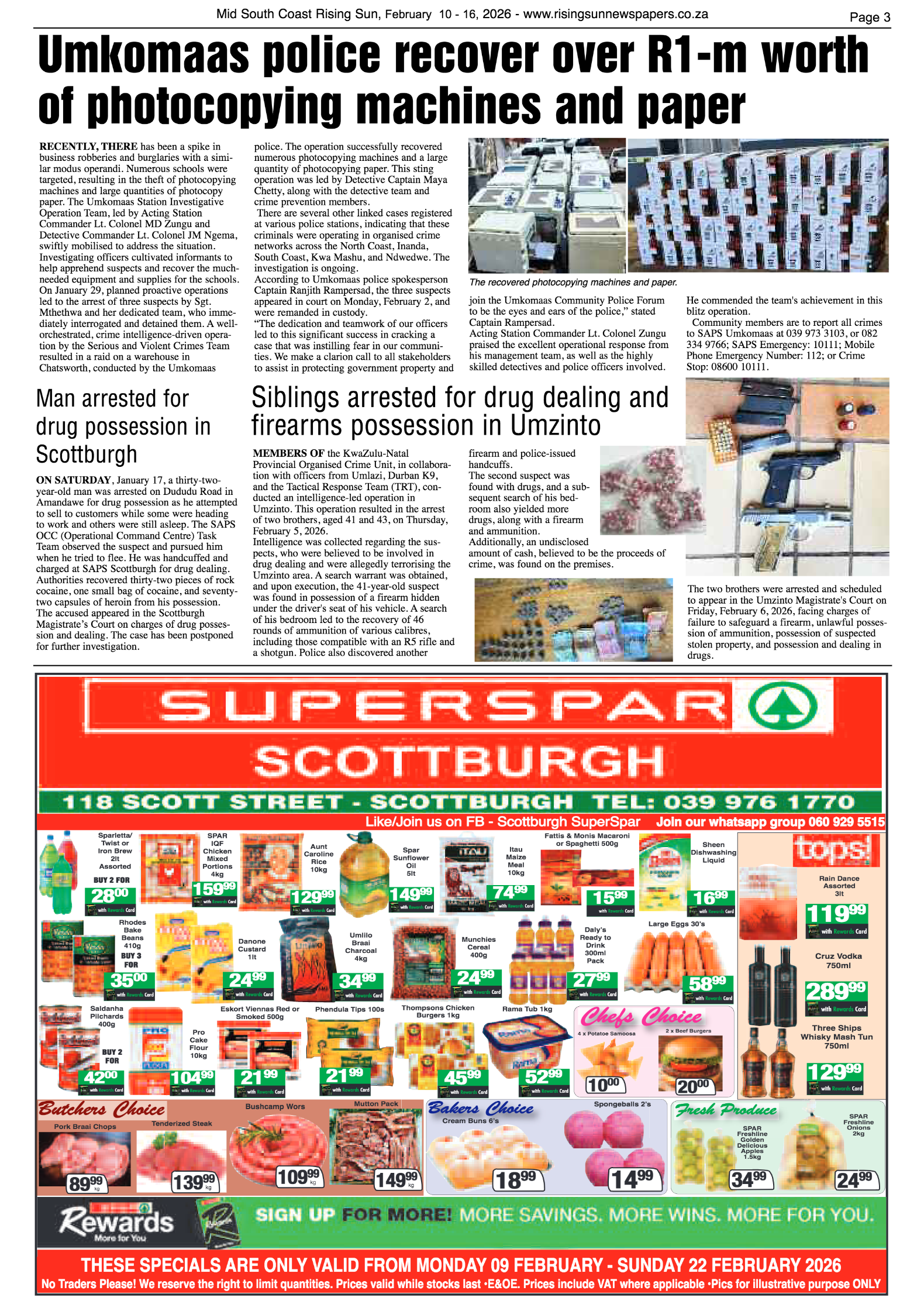 Mid South Coast Rising Sun E-Paper, February 10, 2026 page 3