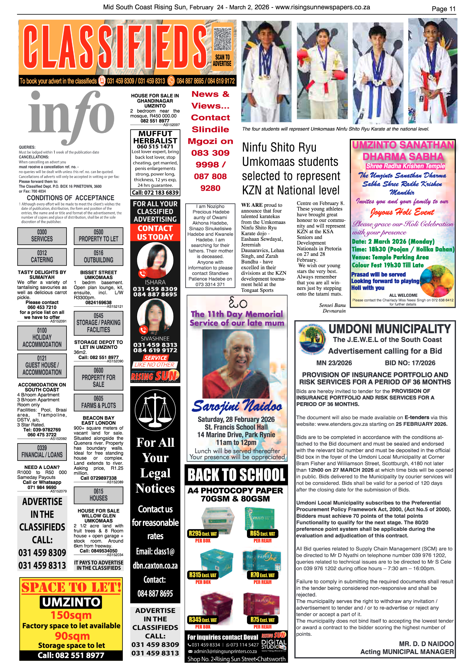 Mid South Coast Rising Sun E-Paper, February 24, 2026 page 11