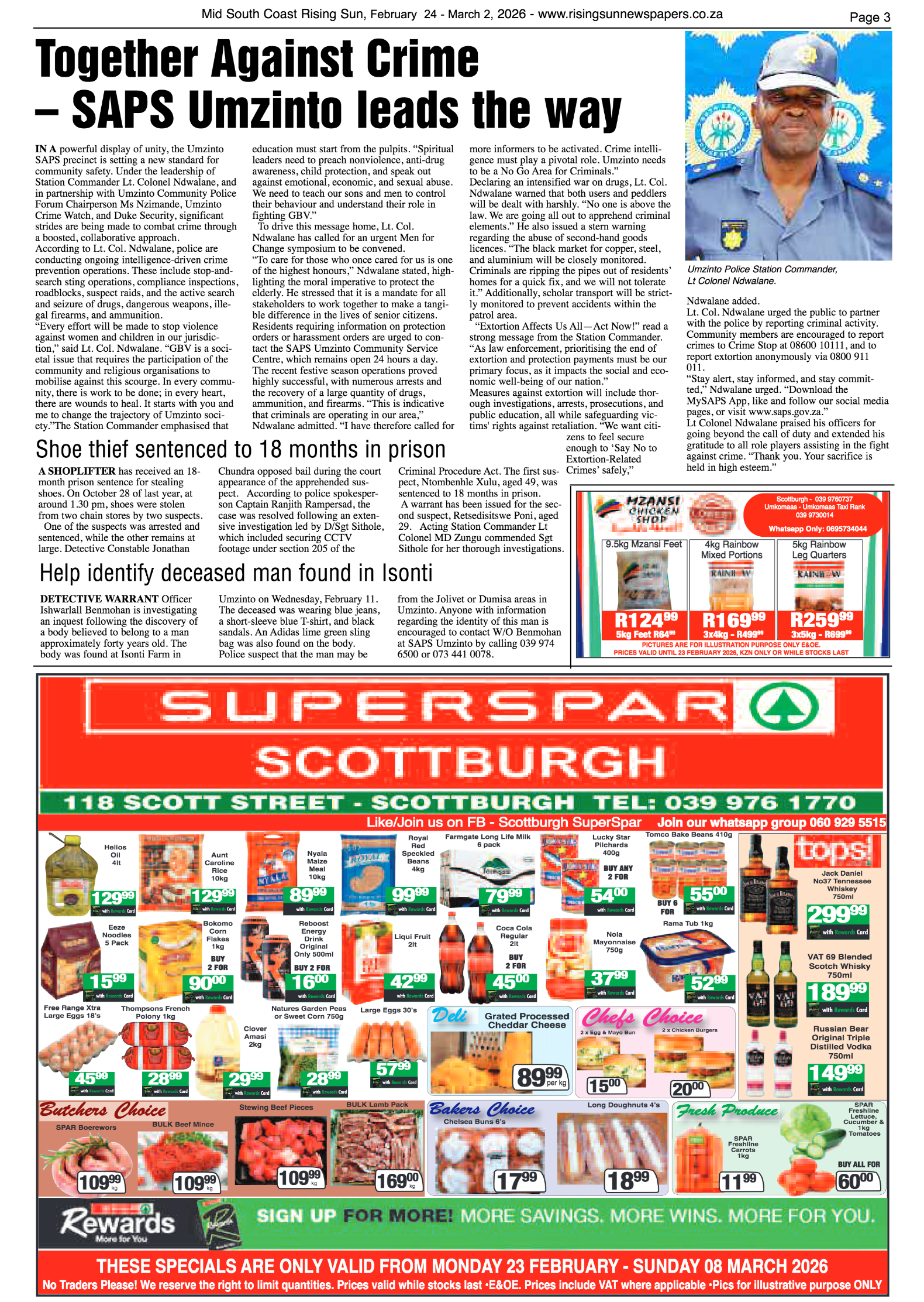 Mid South Coast Rising Sun E-Paper, February 24, 2026 page 3