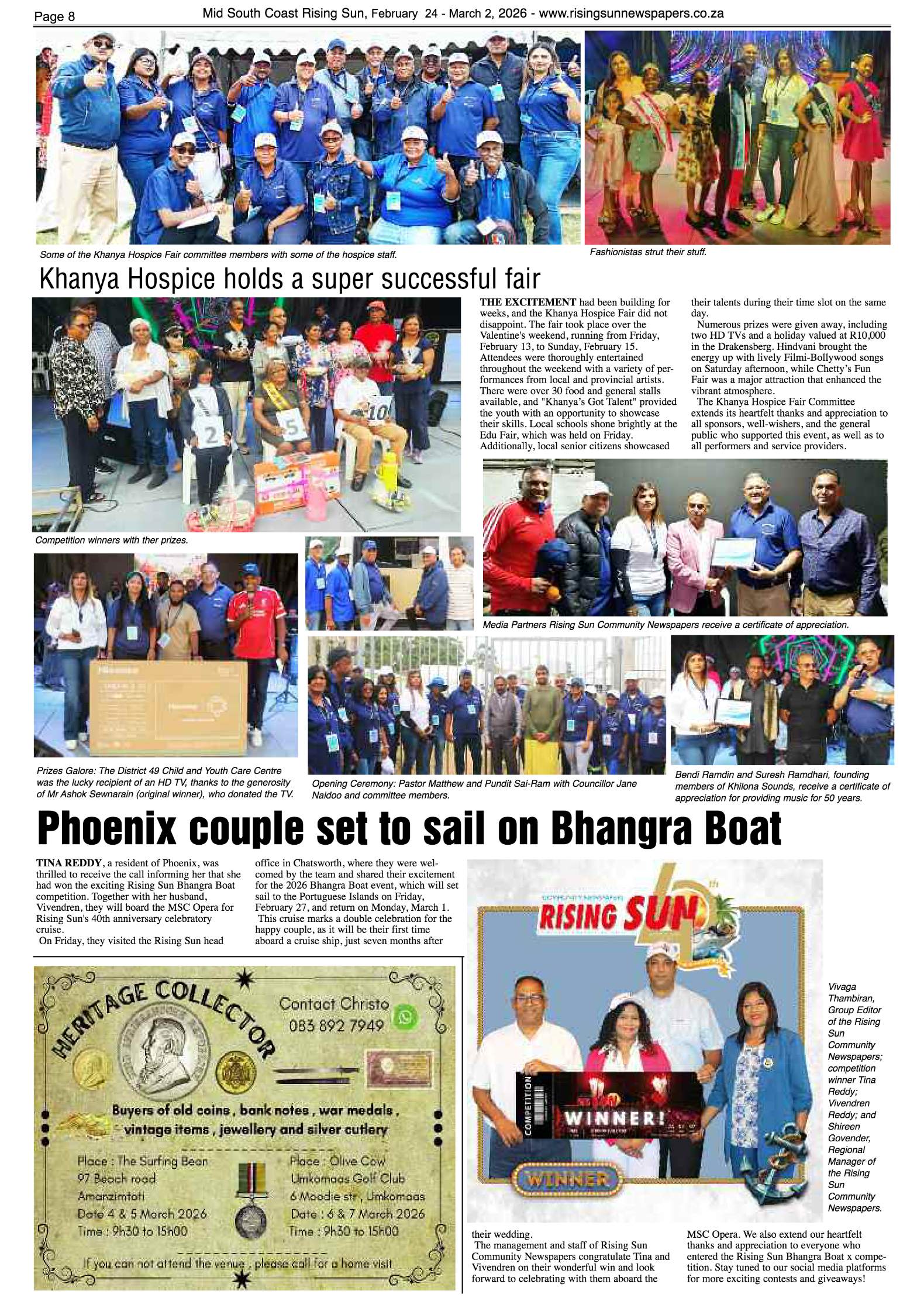 Mid South Coast Rising Sun E-Paper, February 24, 2026 page 8