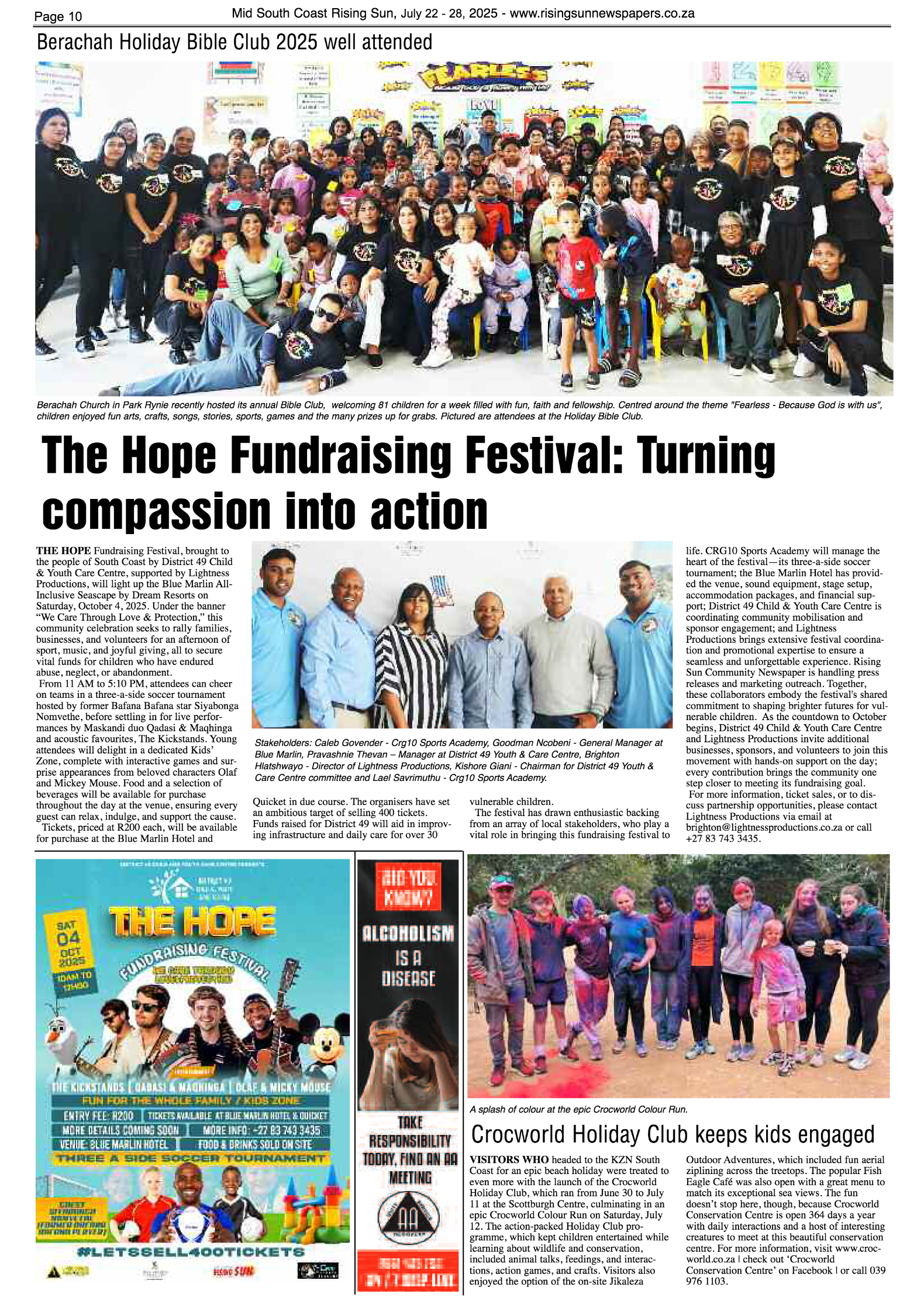 Mid South Coast Rising Sun E-Paper, July 22, 2025 page 10