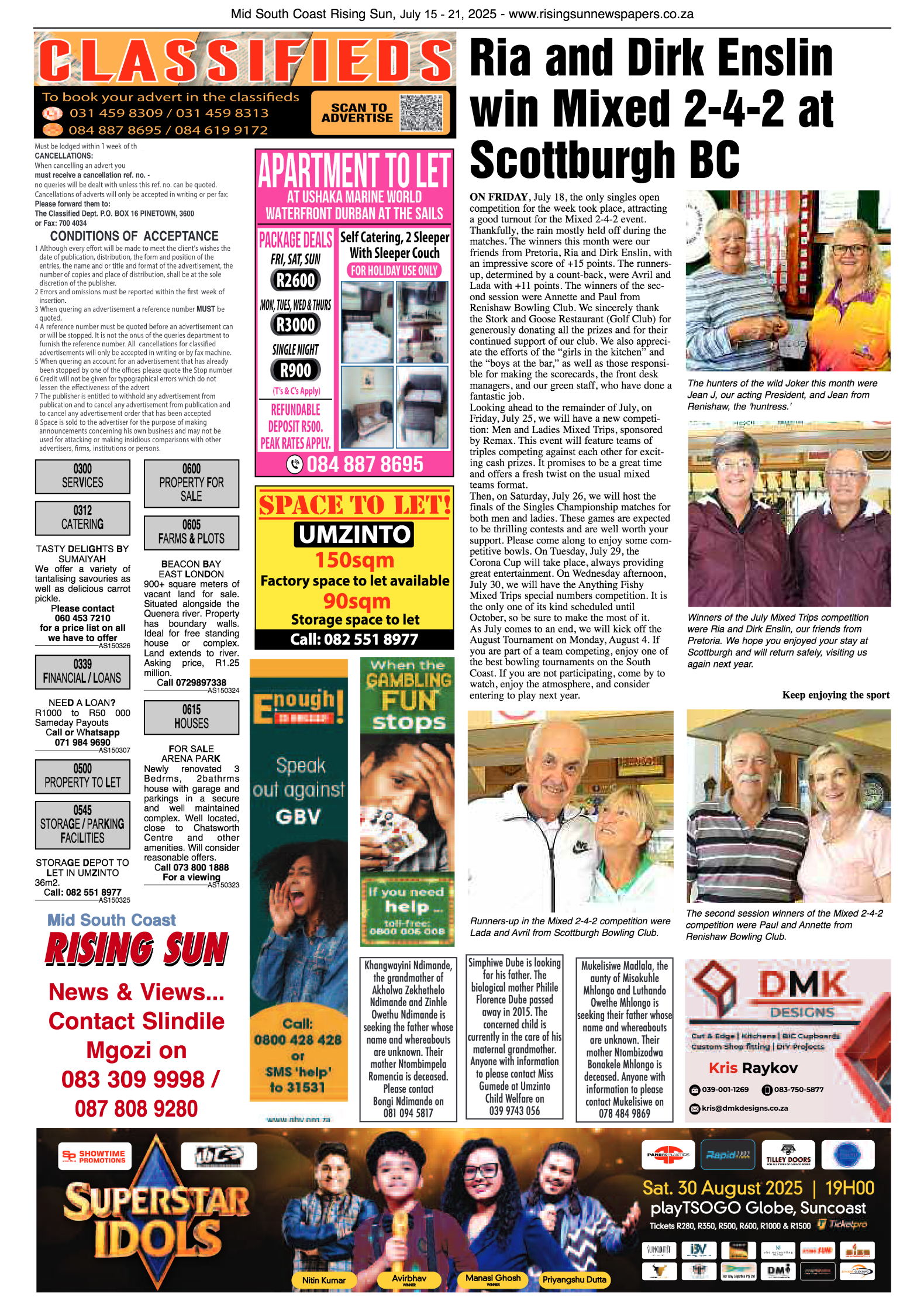 Mid South Coast Rising Sun E-Paper, July 22, 2025 page 15