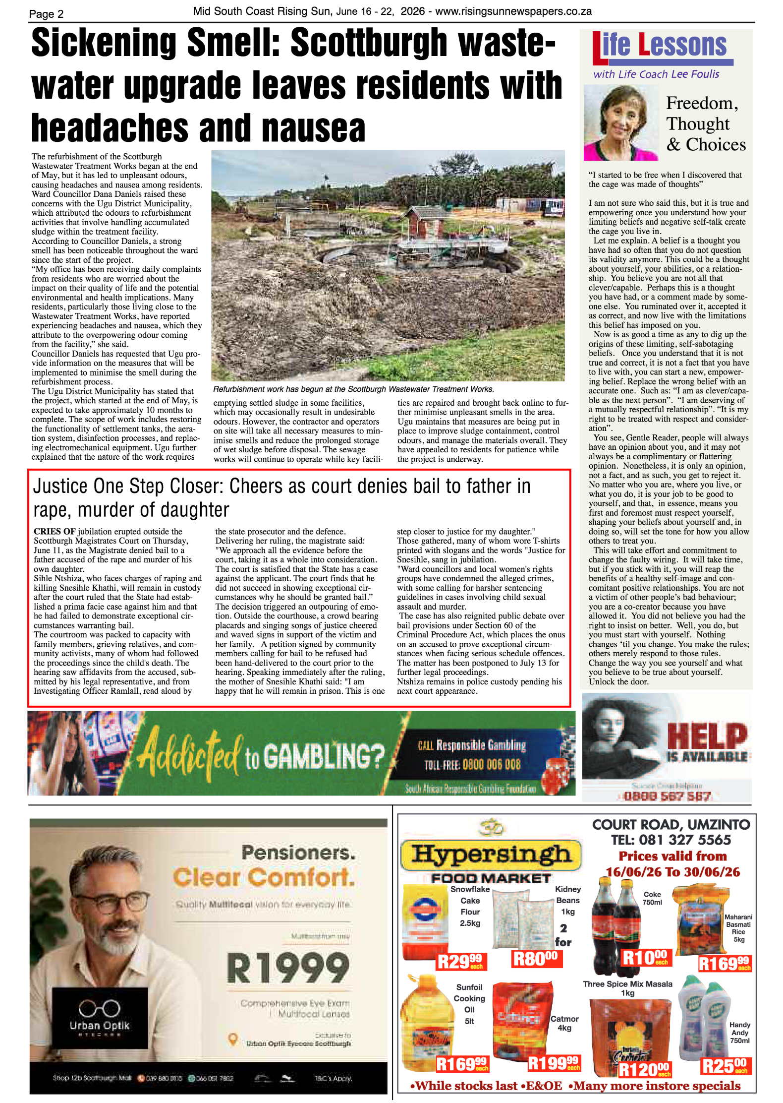 Mid South Coast Rising Sun E-Paper, June 16, 2026 page 2