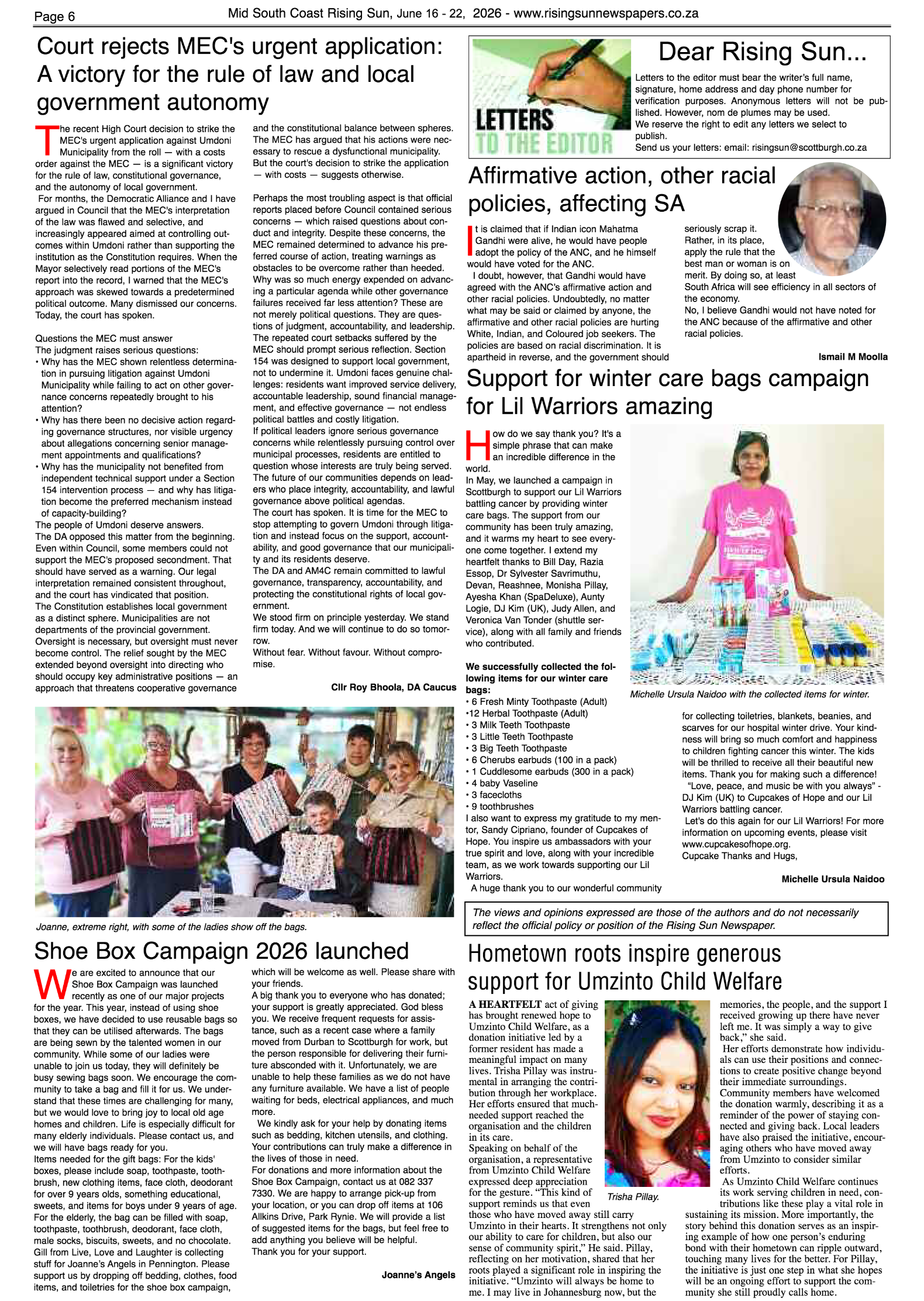 Mid South Coast Rising Sun E-Paper, June 16, 2026 page 6