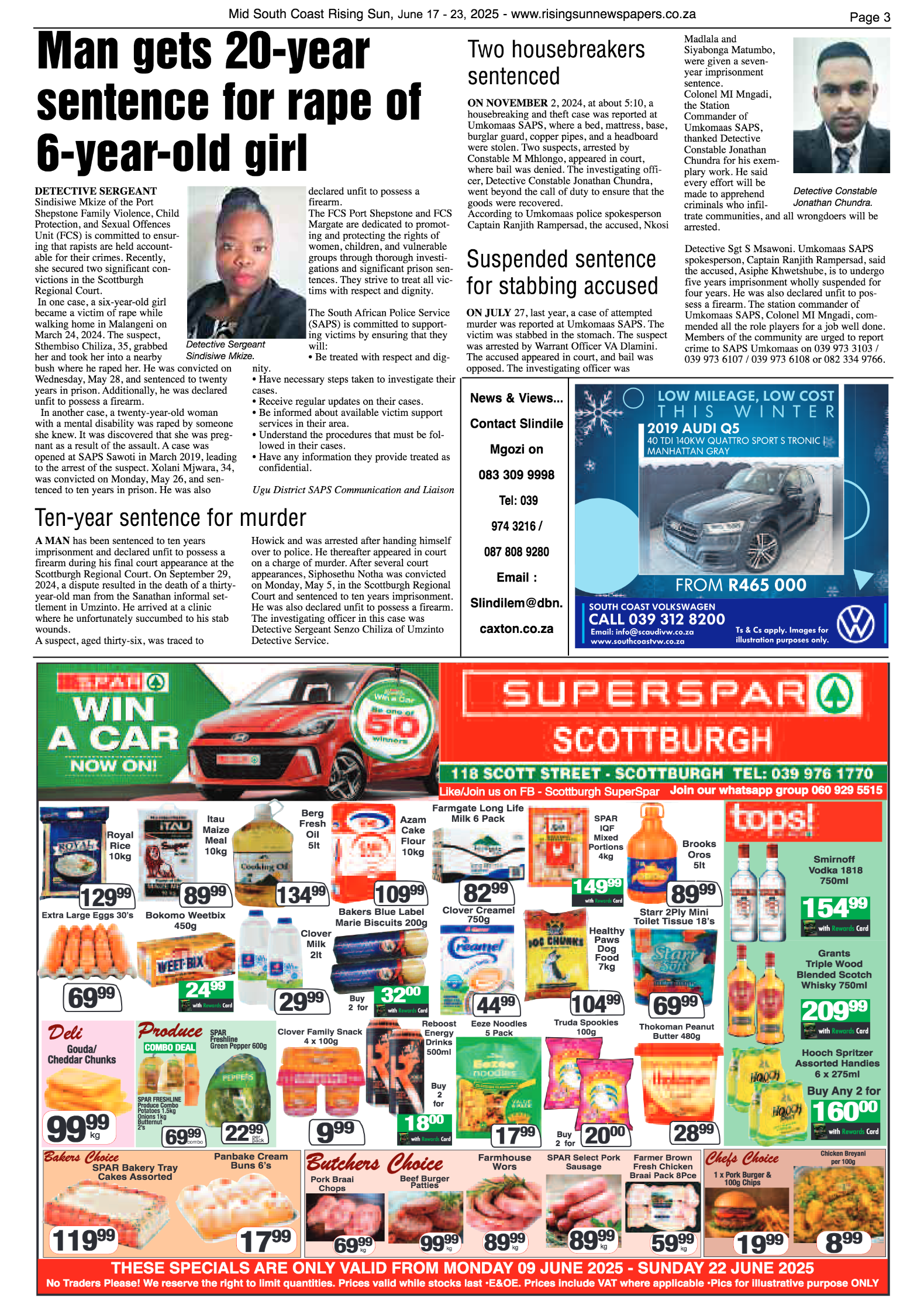 Mid South Coast Rising Sun E-Paper, June 17, 2025 page 3