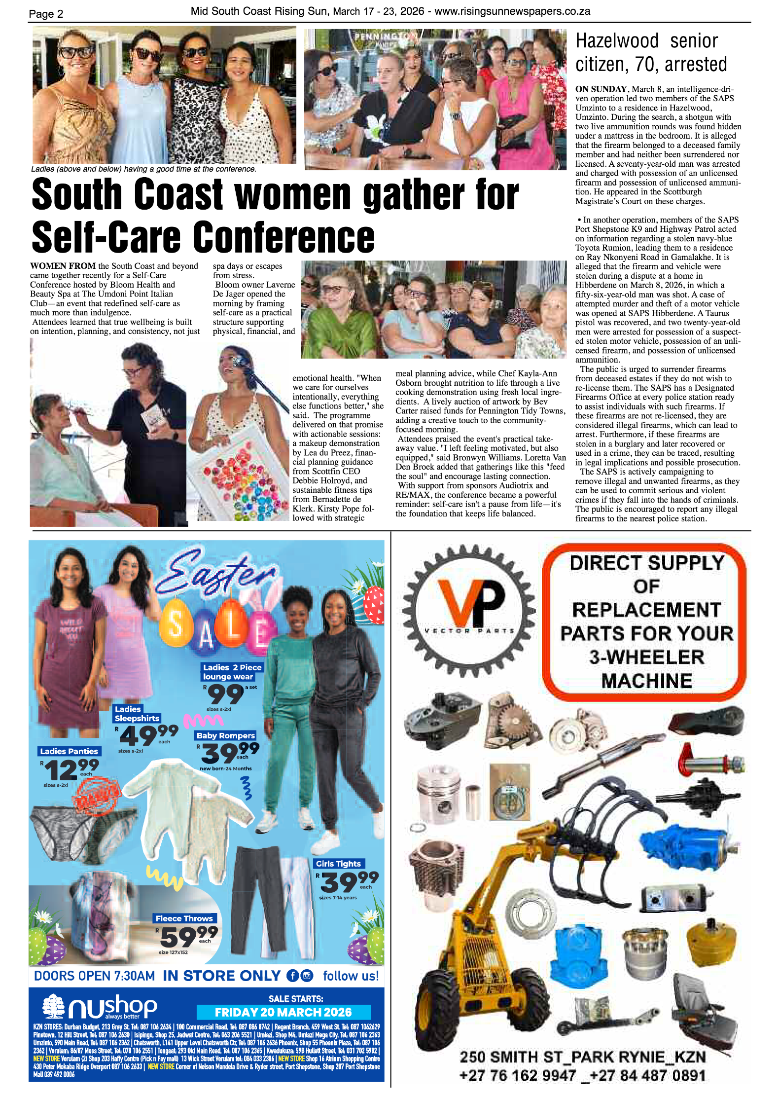 Mid South Coast Rising Sun E-Paper, March 17, 2026 page 2