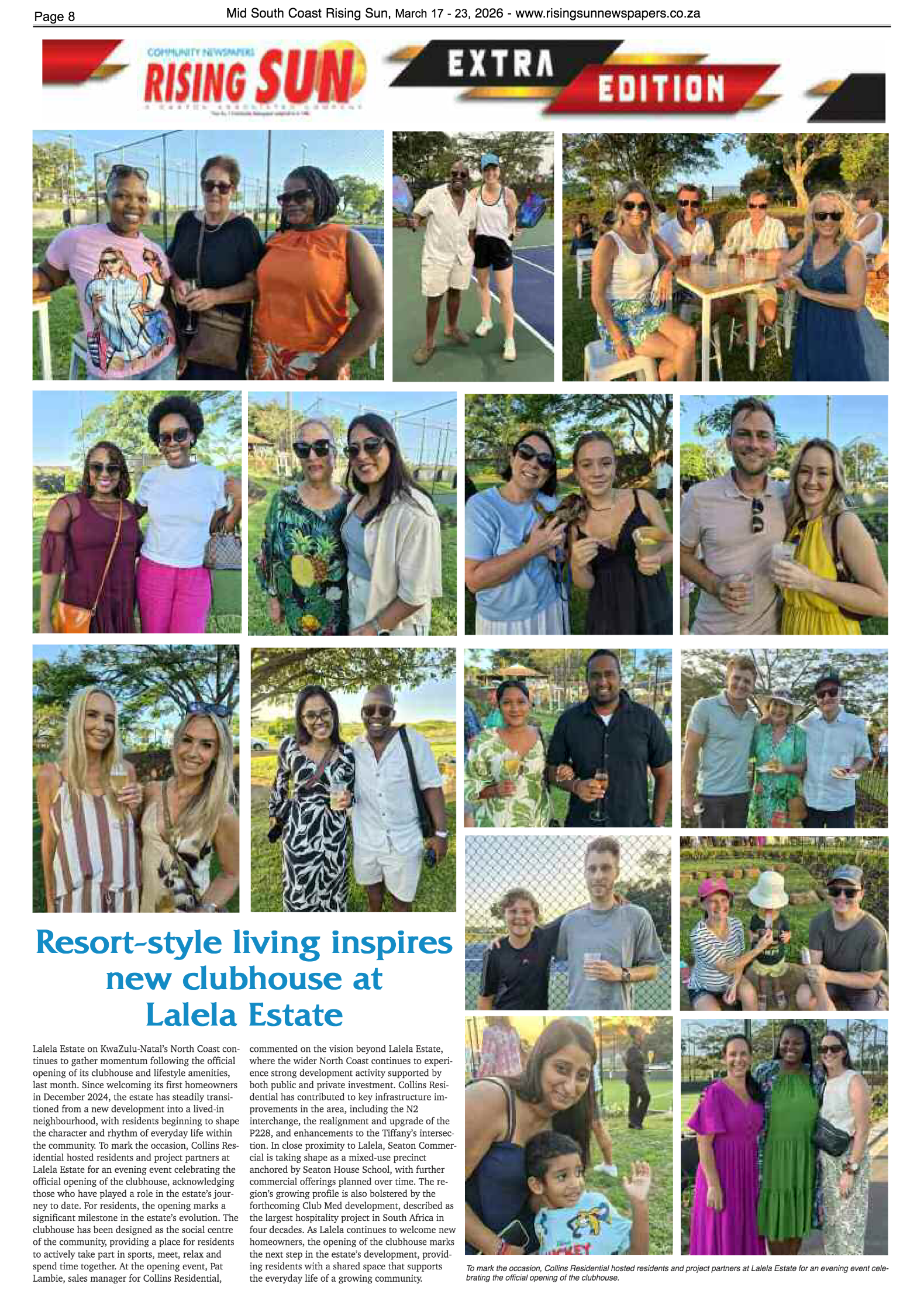 Mid South Coast Rising Sun E-Paper, March 17, 2026 page 8