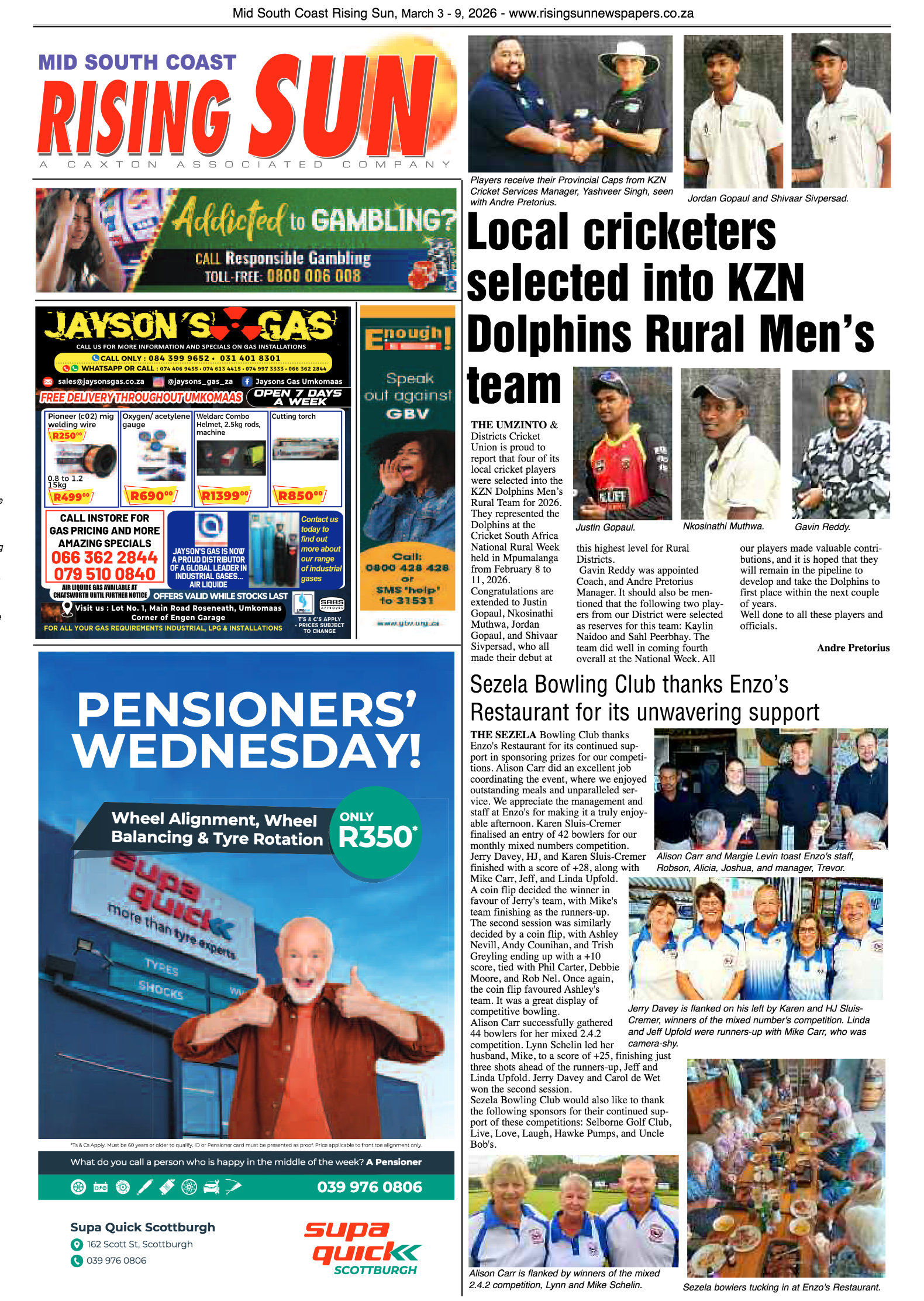 Mid South Coast Rising Sun E-Paper, March 3, 2026 page 12