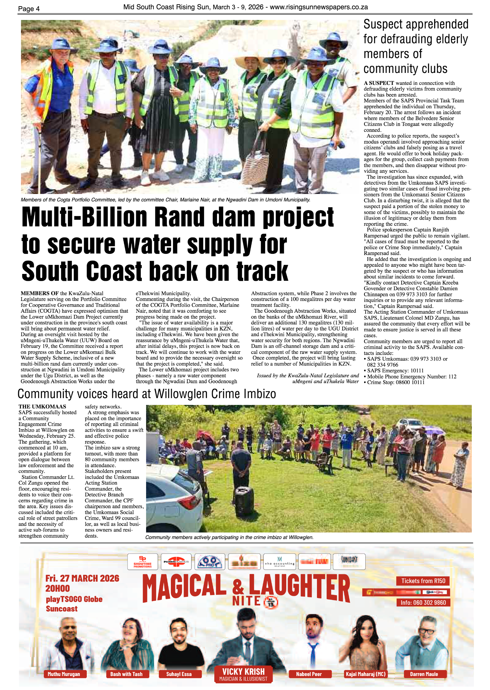 Mid South Coast Rising Sun E-Paper, March 3, 2026 page 4