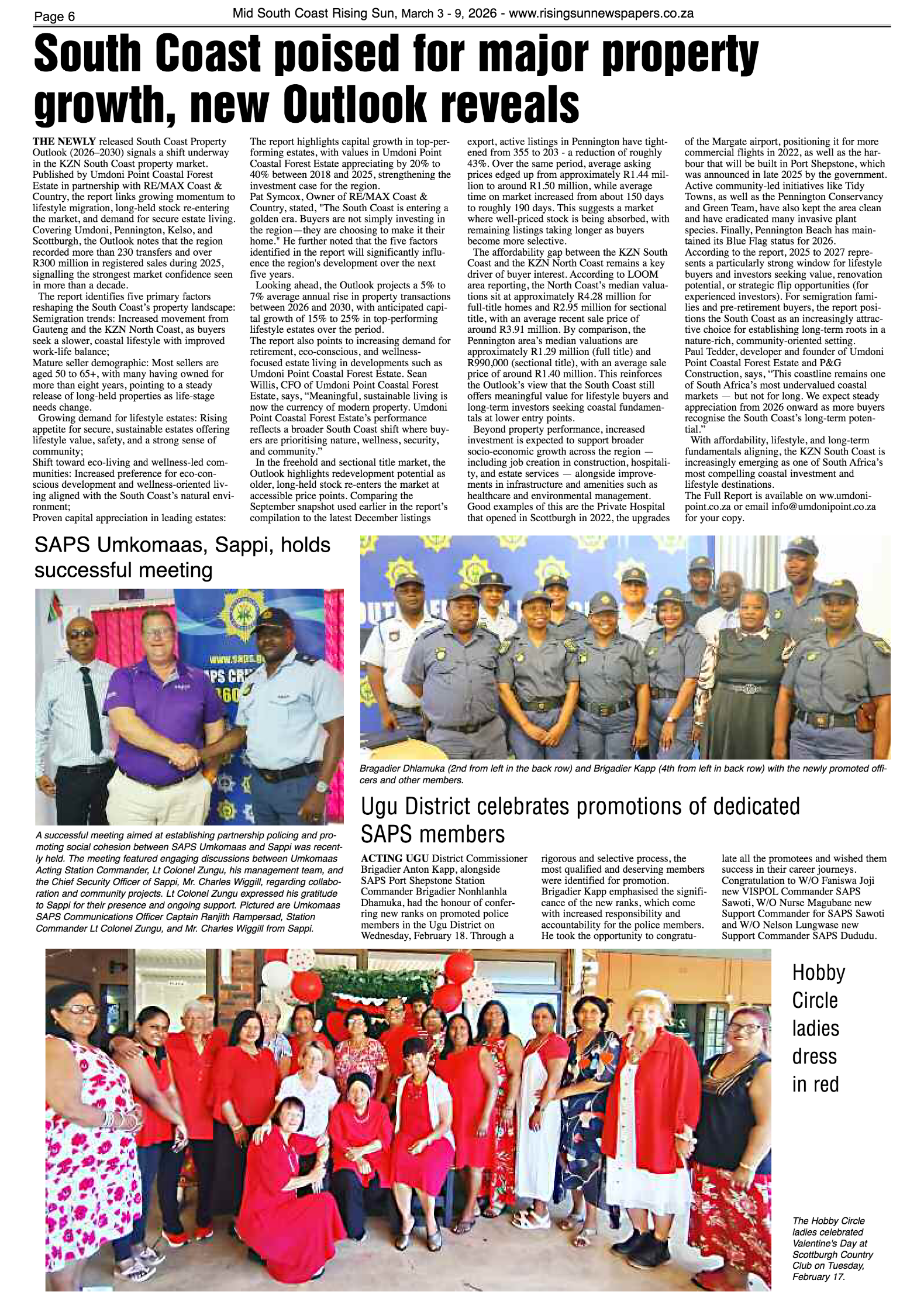 Mid South Coast Rising Sun E-Paper, March 3, 2026 page 6
