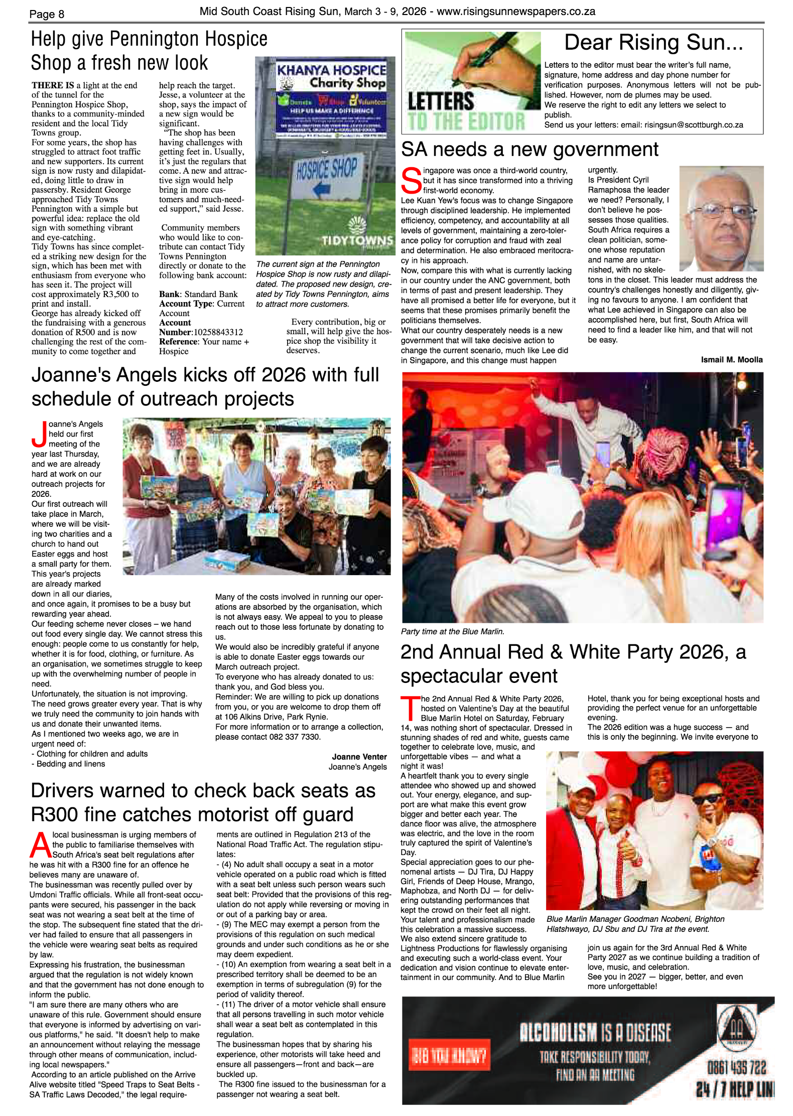 Mid South Coast Rising Sun E-Paper, March 3, 2026 page 8