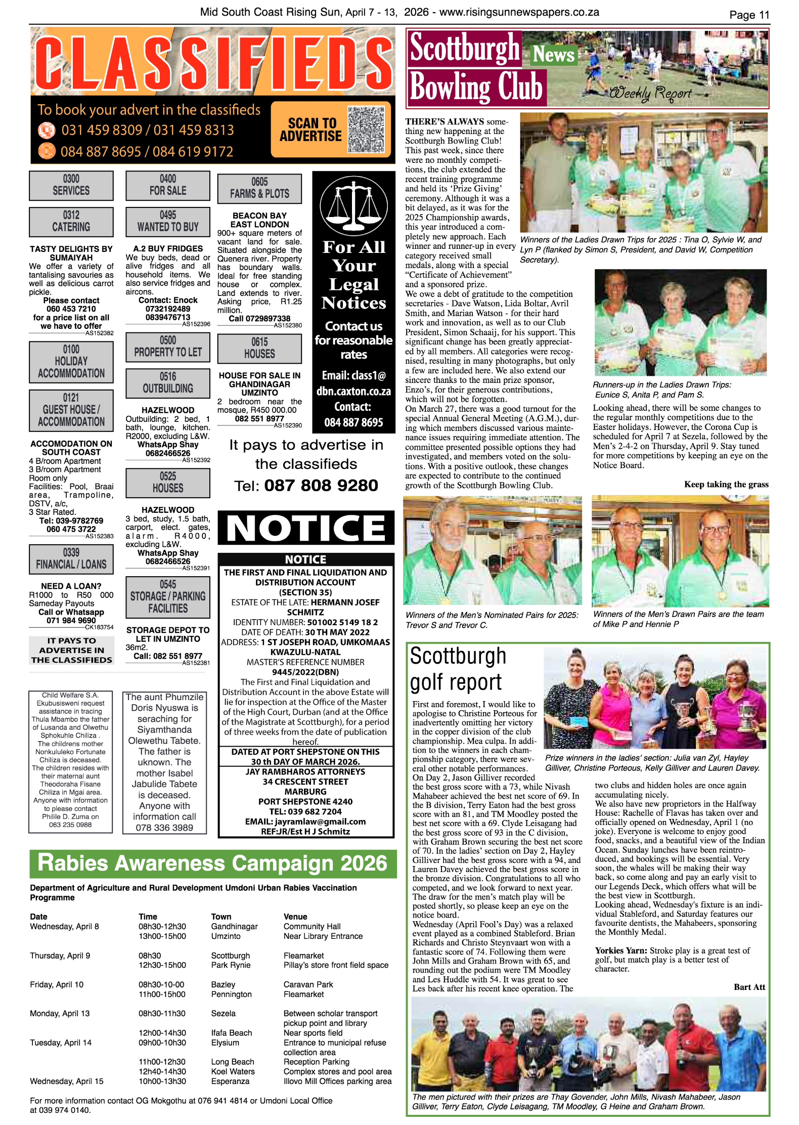 Mid South Coast Rising Sun E-Paper, April 7, 2026 page 11