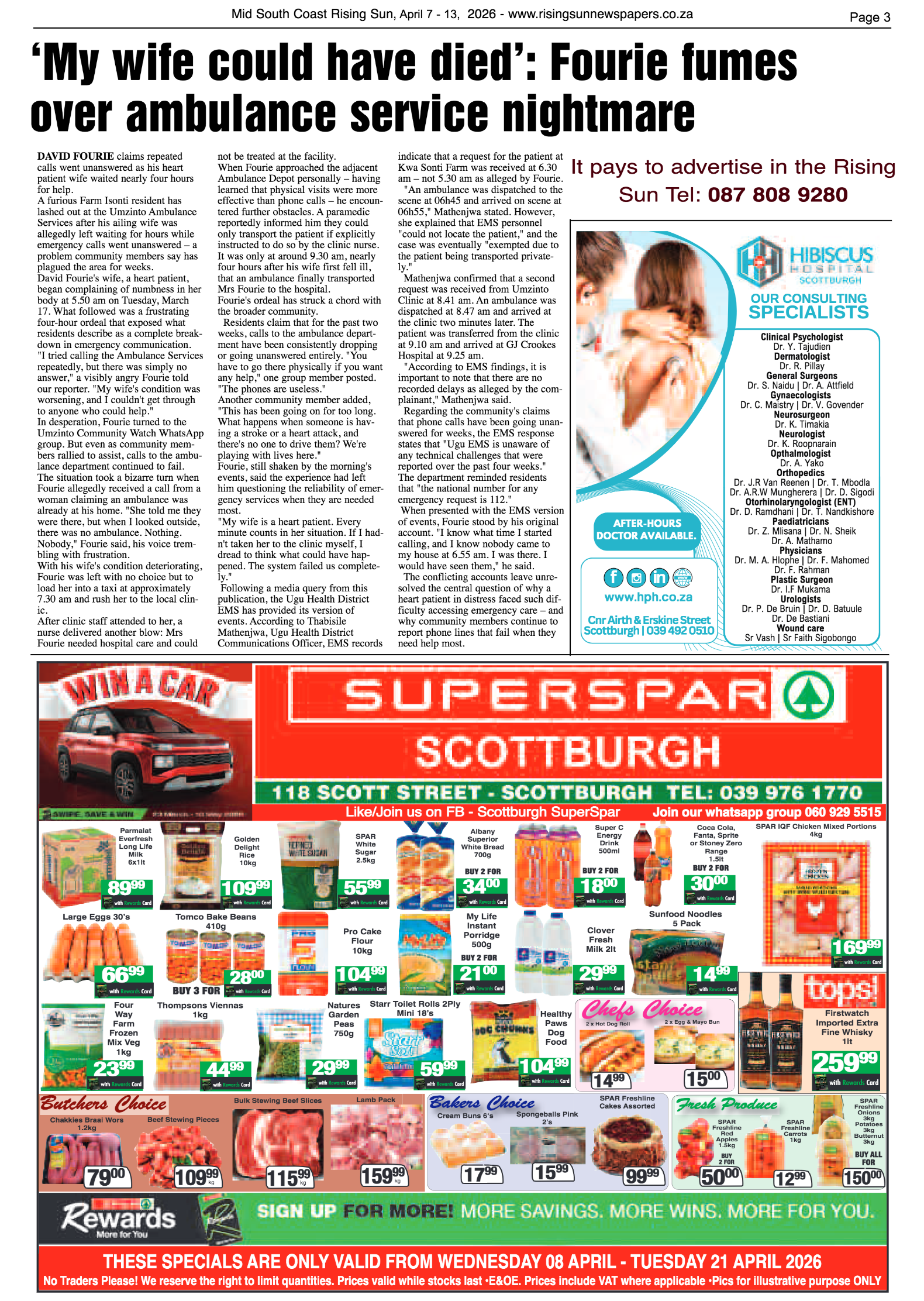 Mid South Coast Rising Sun E-Paper, April 7, 2026 page 3