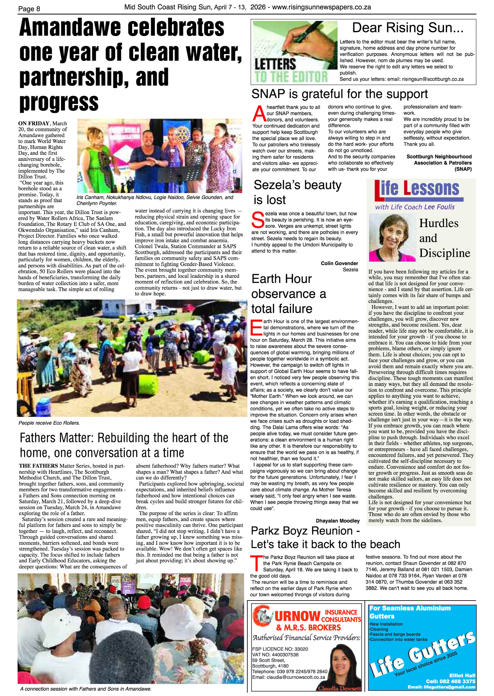 Mid South Coast Rising Sun E-Paper, April 7, 2026 page 8