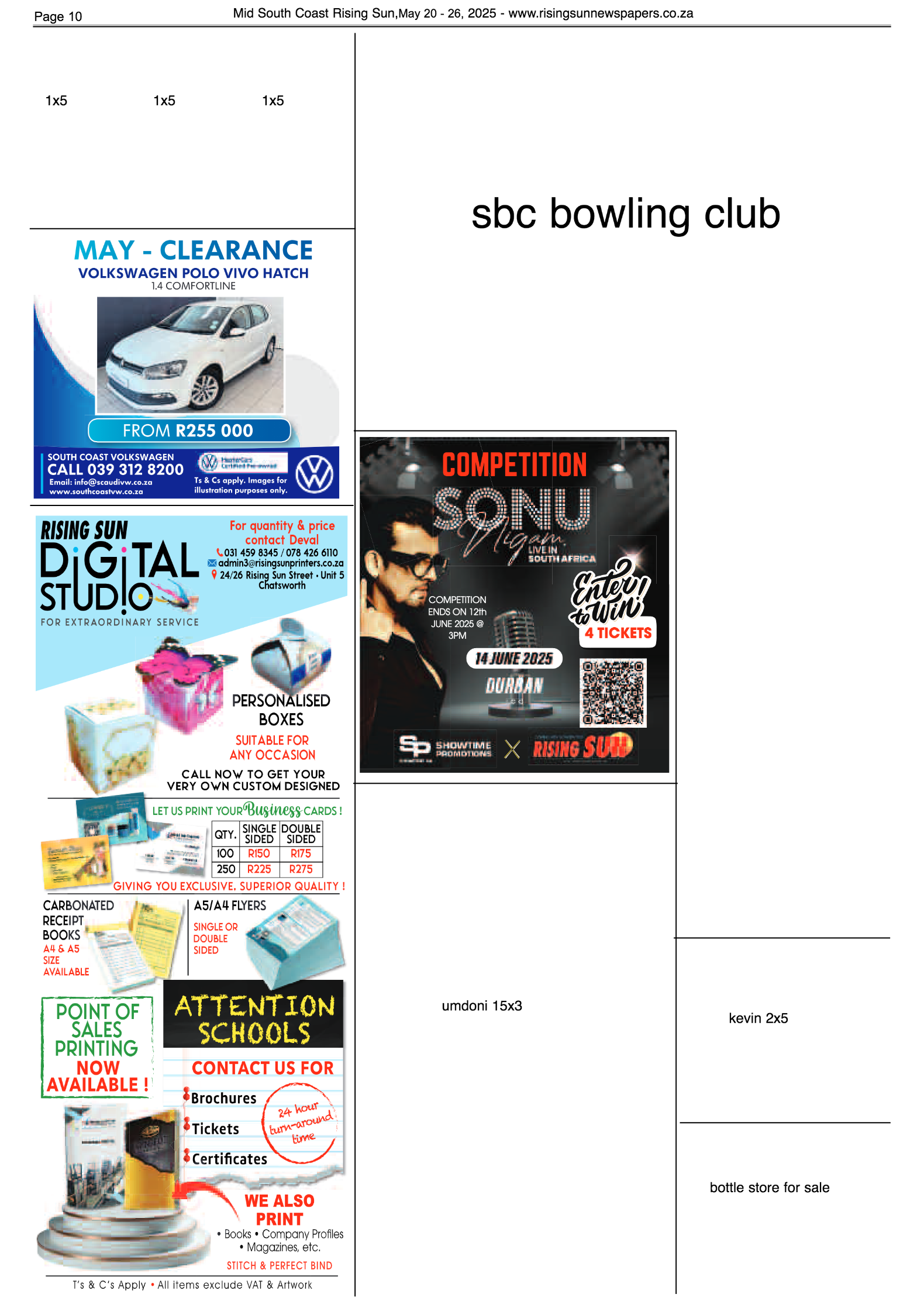 Mid South Coast Rising Sun E-Paper, May 20, 2025 page 10