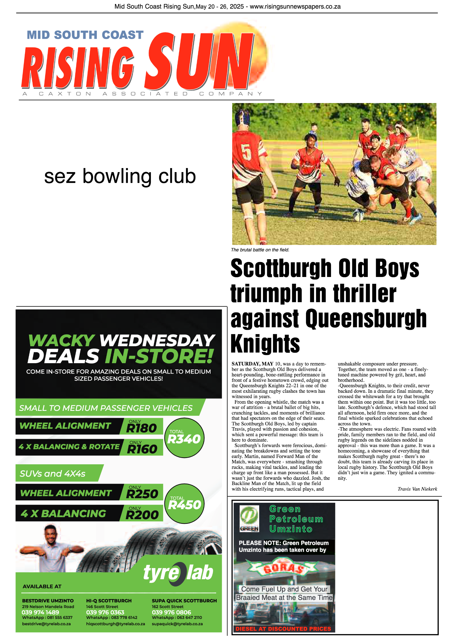 Mid South Coast Rising Sun E-Paper, May 20, 2025 page 12