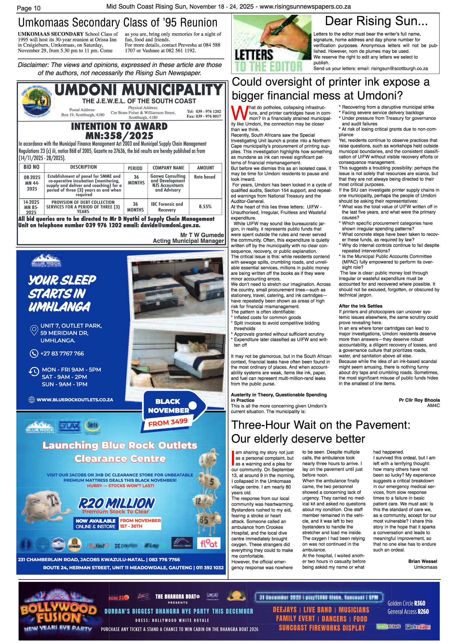 Mid South Coast Rising Sun E-Paper, November 18, 2025 page 10