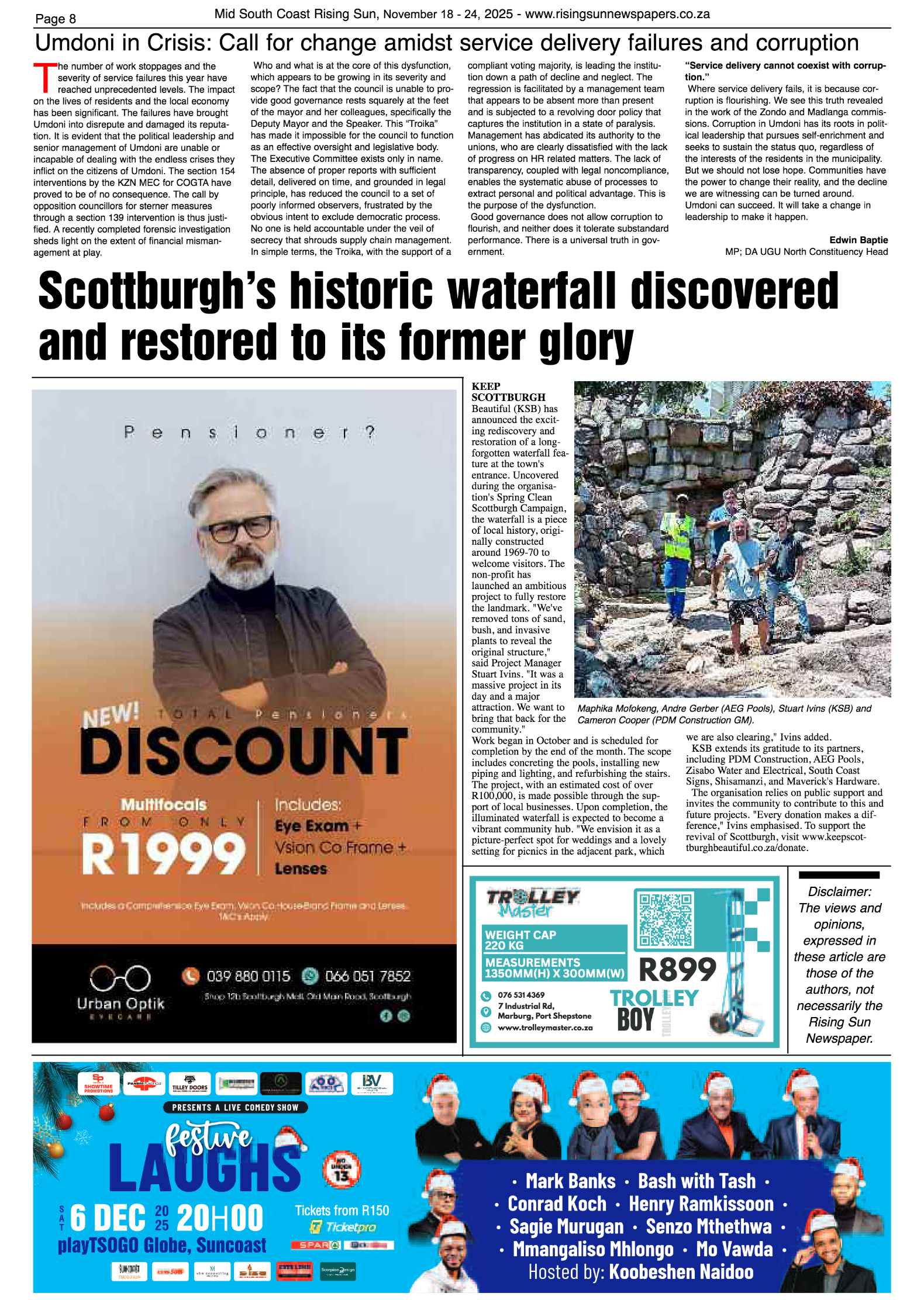Mid South Coast Rising Sun E-Paper, November 18, 2025 page 8